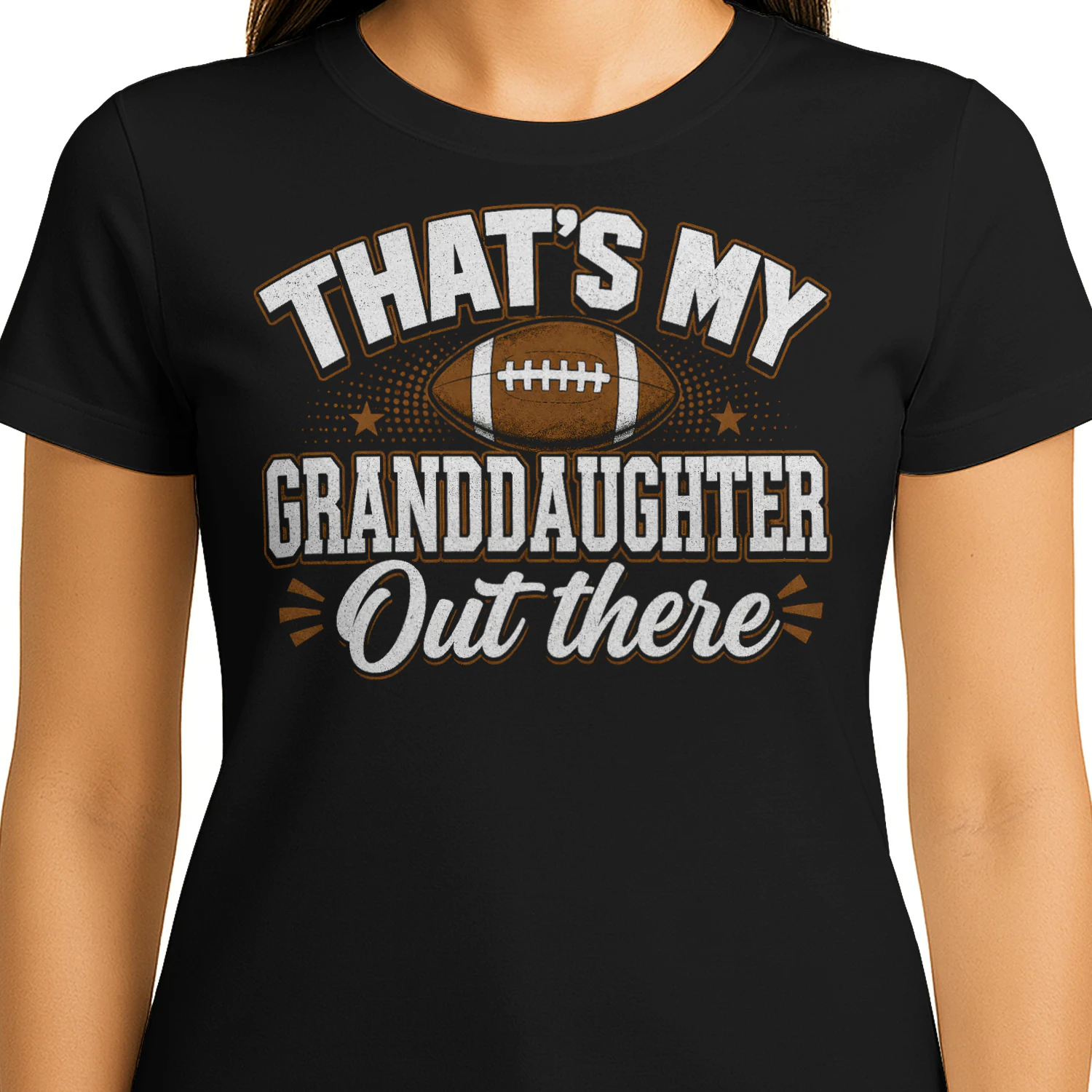 Thats My Granddaughter Out There Football T Shirt FOB0081