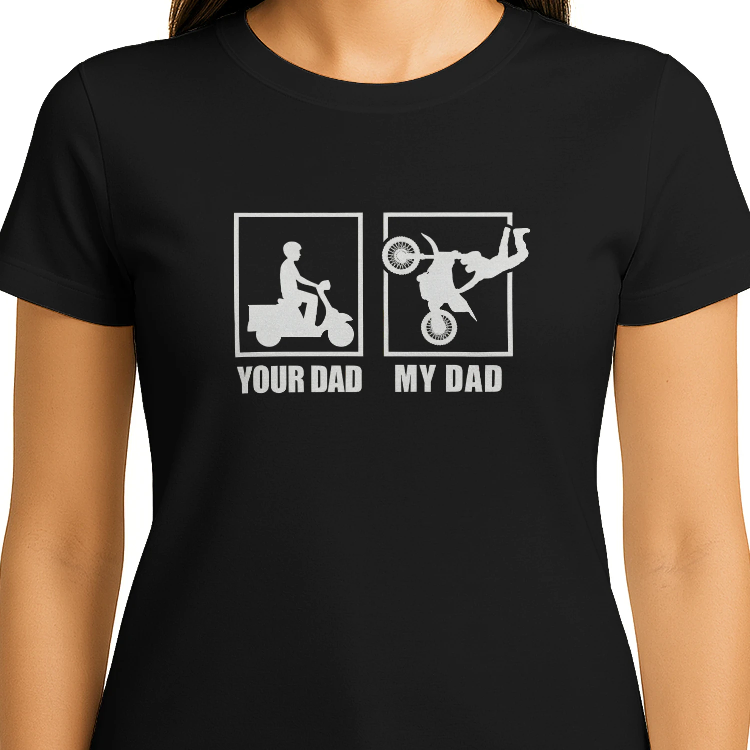 Your Dad My Dad Comparison Motorcross T Shirt MTC0052