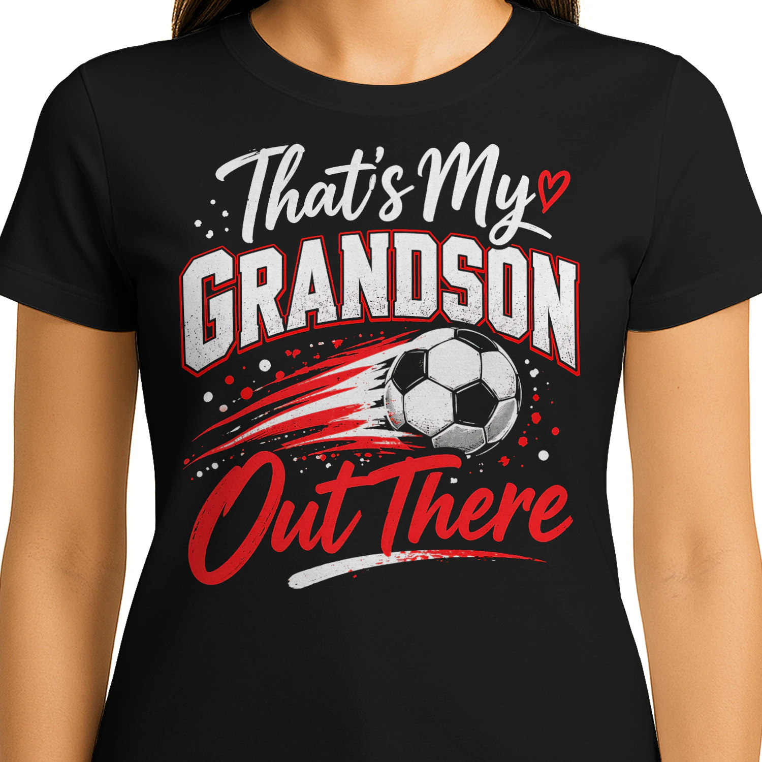 Thats My Grandson Out Speed Ball Soccer T Shirt GRP0114