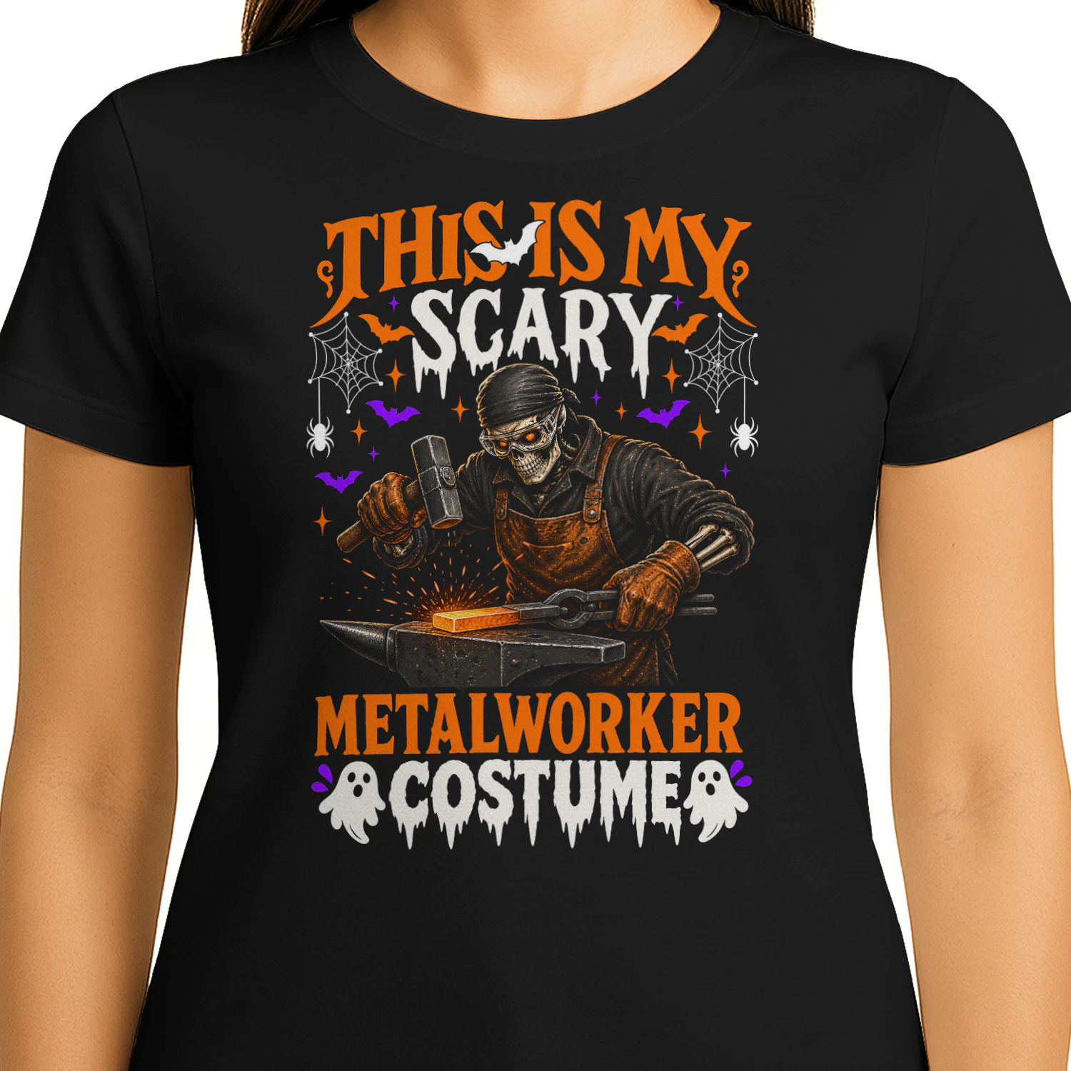 This Is My Scary Metalworker Costume Halloween T Shirt HAL0056