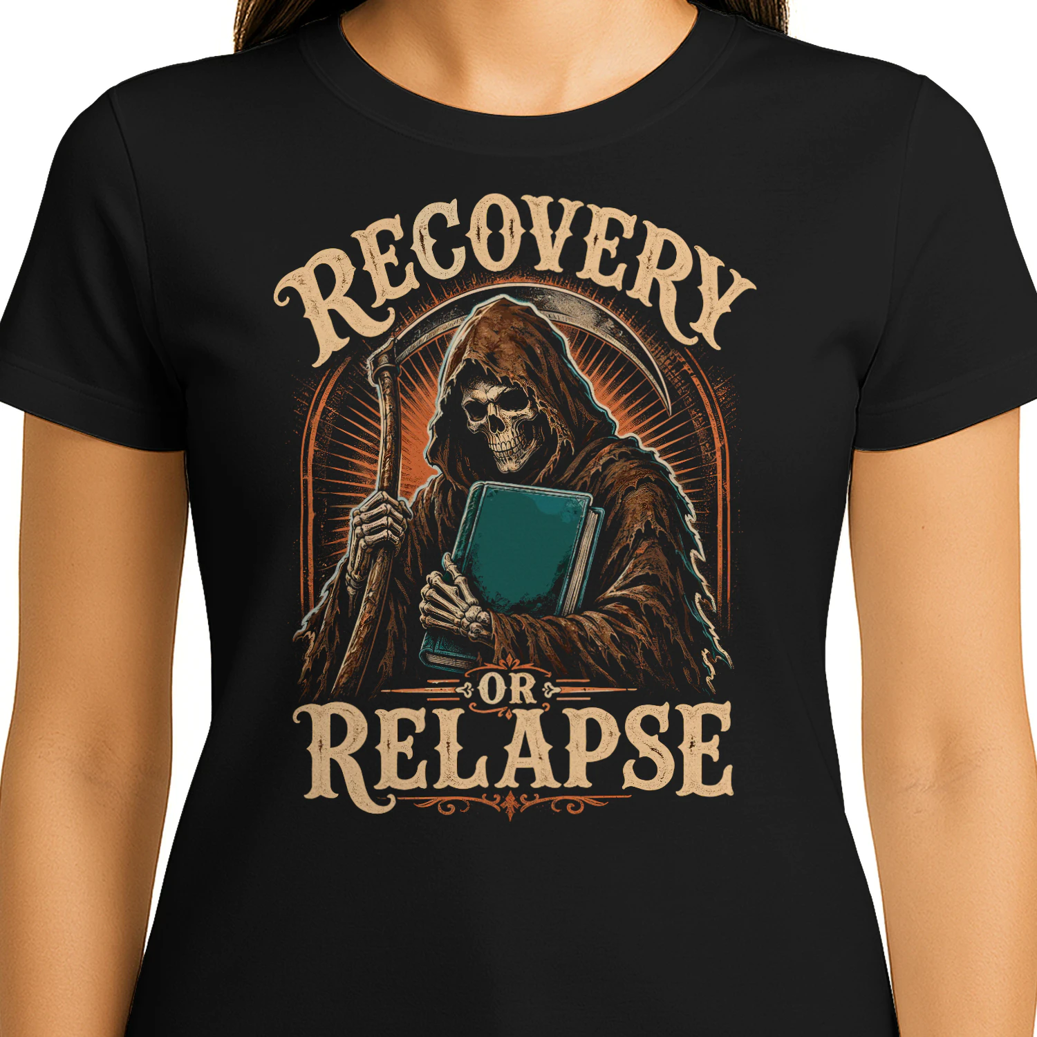 Recovery Or Relapse Sober Na Aa Sobriety T Shirt SOB0014