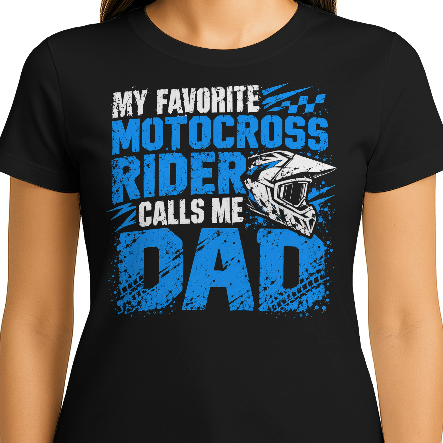 Motocross Rider Calls Me Dad Motorcross T Shirt MTC0033