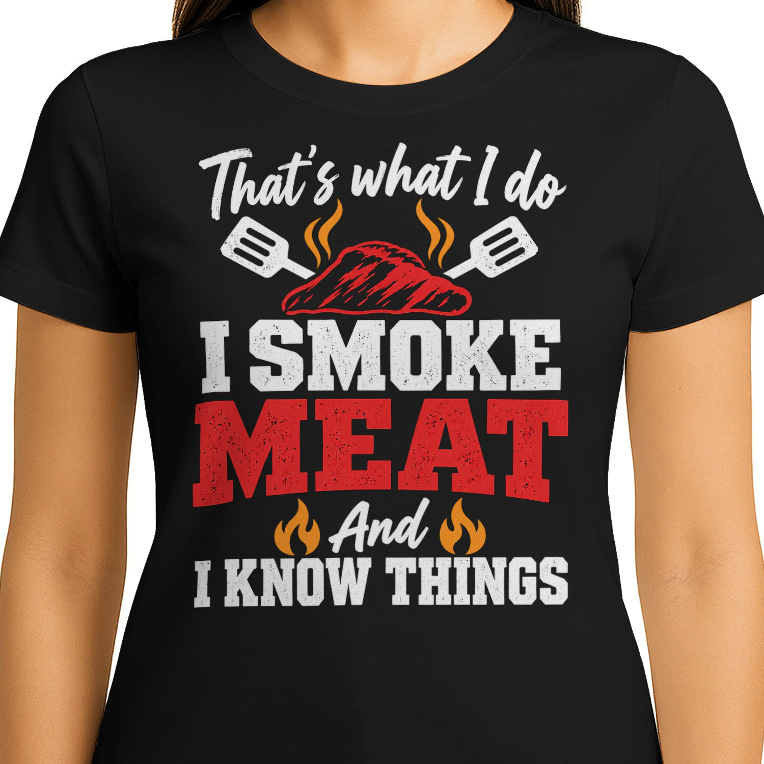 Thats What I Do Smoke Meat BBQ T Shirt BBQ0074