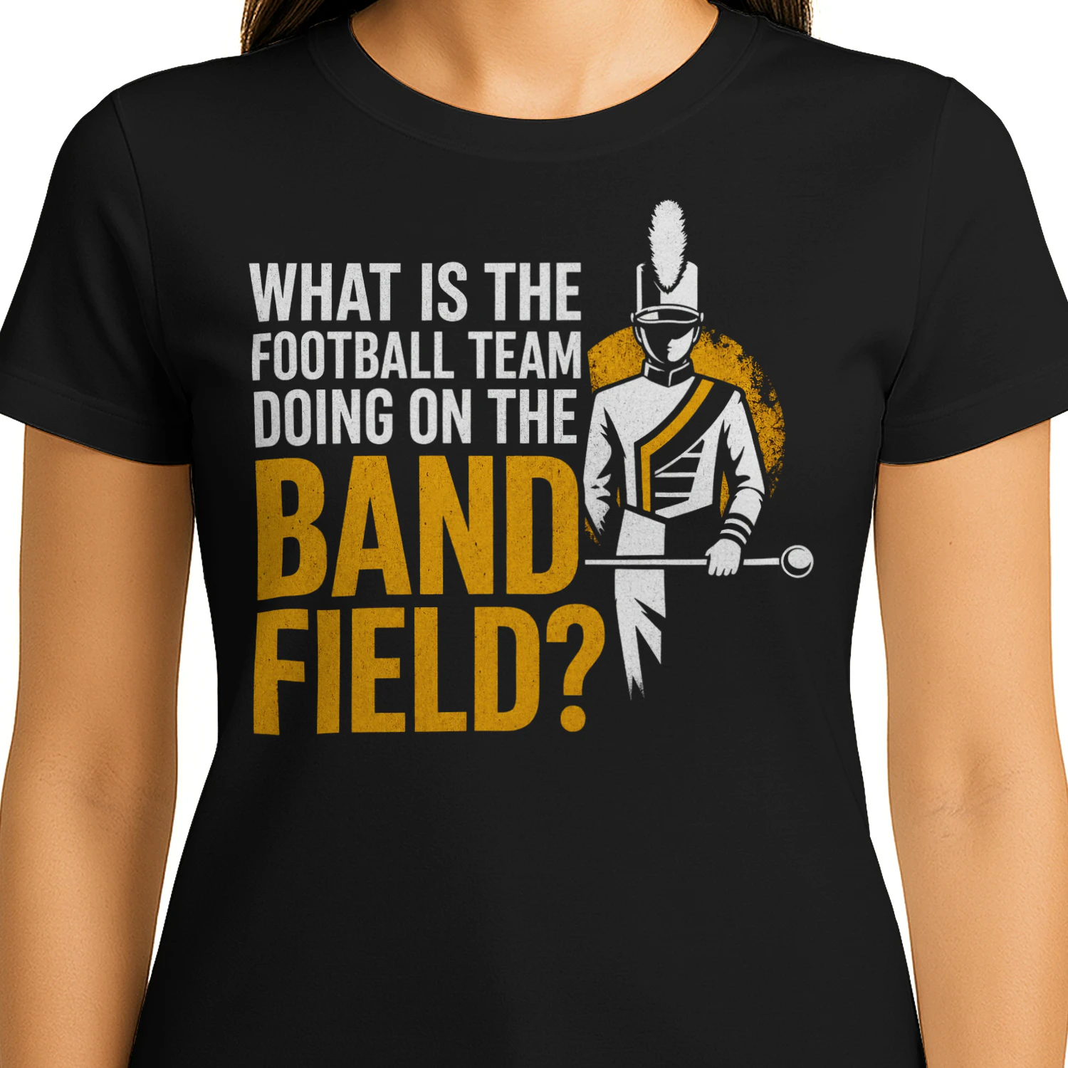 The Football Team On Band Field Marching Band T Shirt MCB0082
