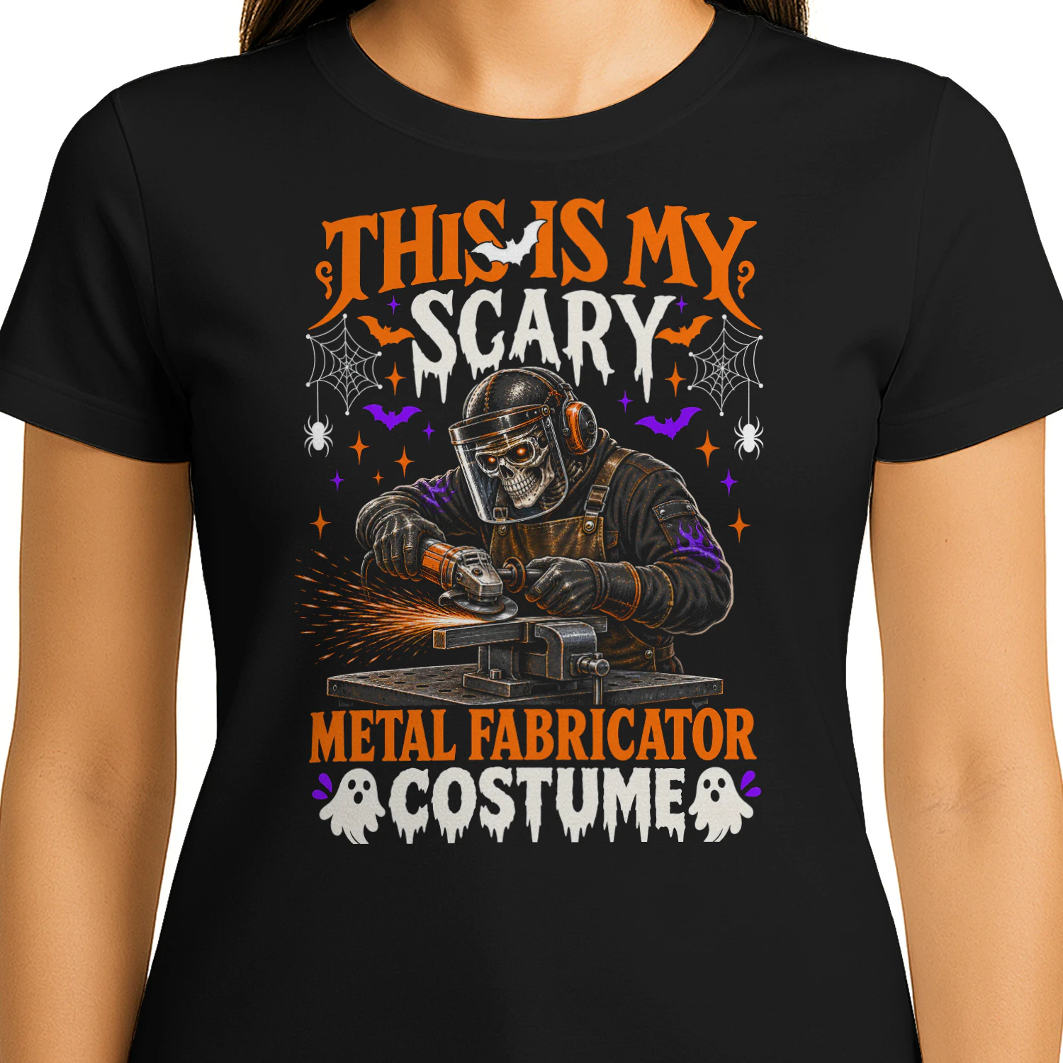 This Is My Scary Metal Fabricator Halloween T Shirt HAL0055