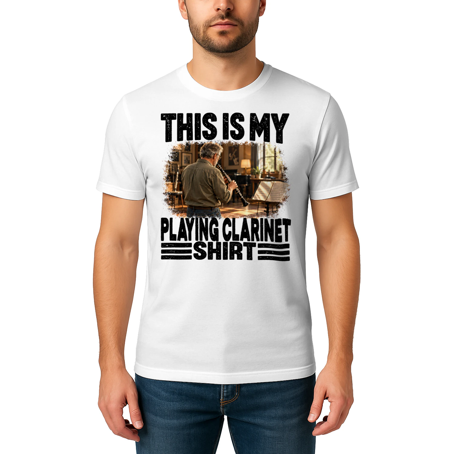 Playing Clarinet This Is My Shirt T Shirt MYS0020