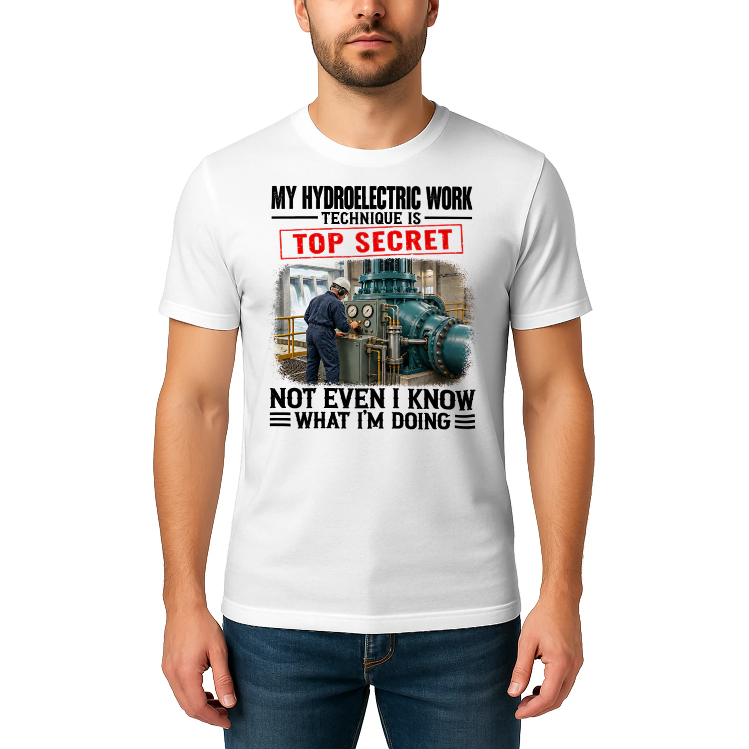 My Hydroelectric Work Top Secret T Shirt TSE0046