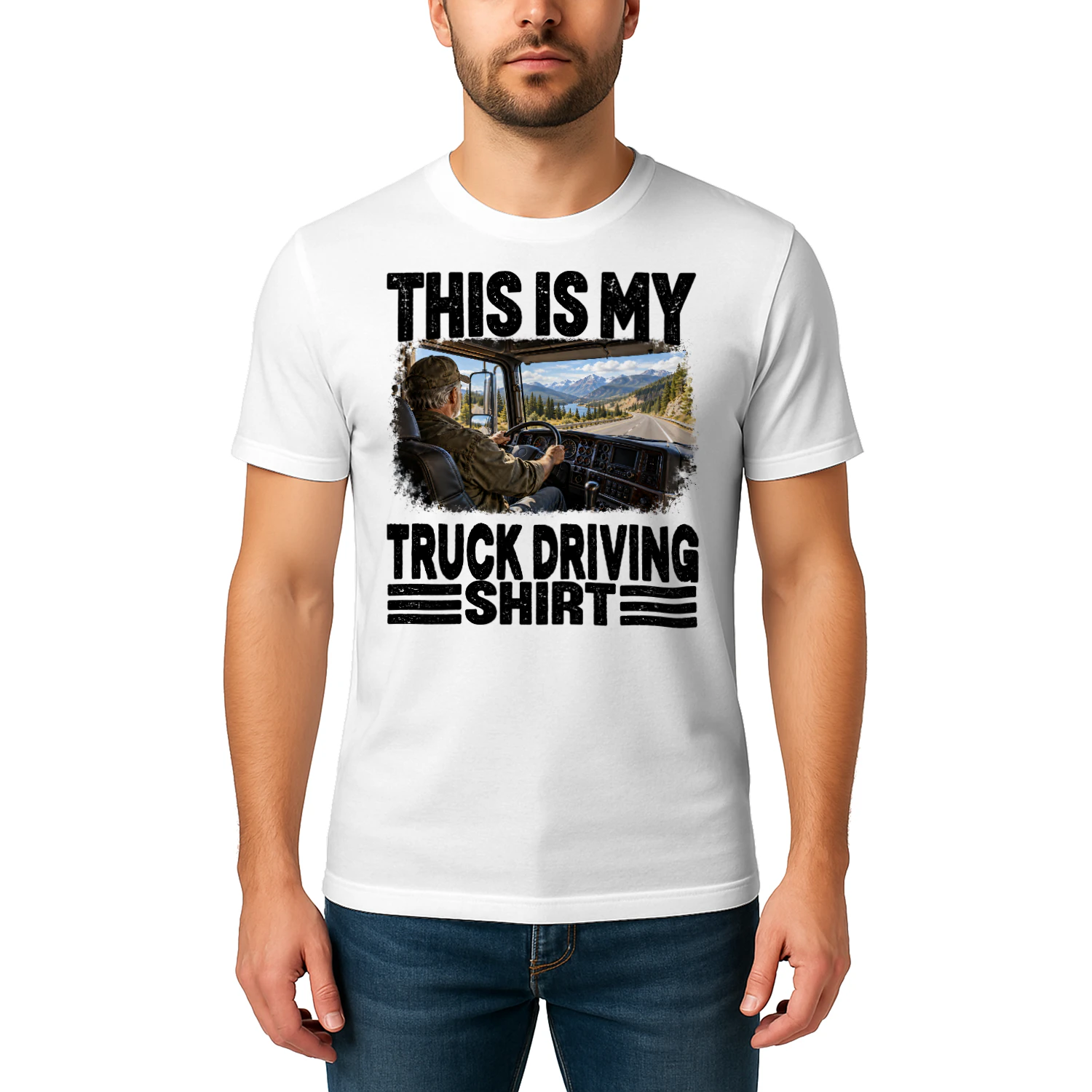 Truck Driving This Is My Shirt T Shirt MYS0034