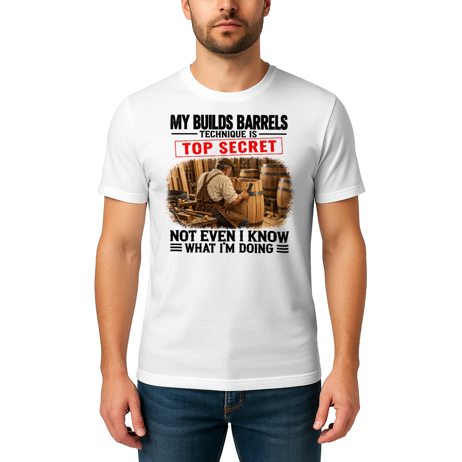 My Builds Barrels Technique Top Secret T Shirt TSE0010