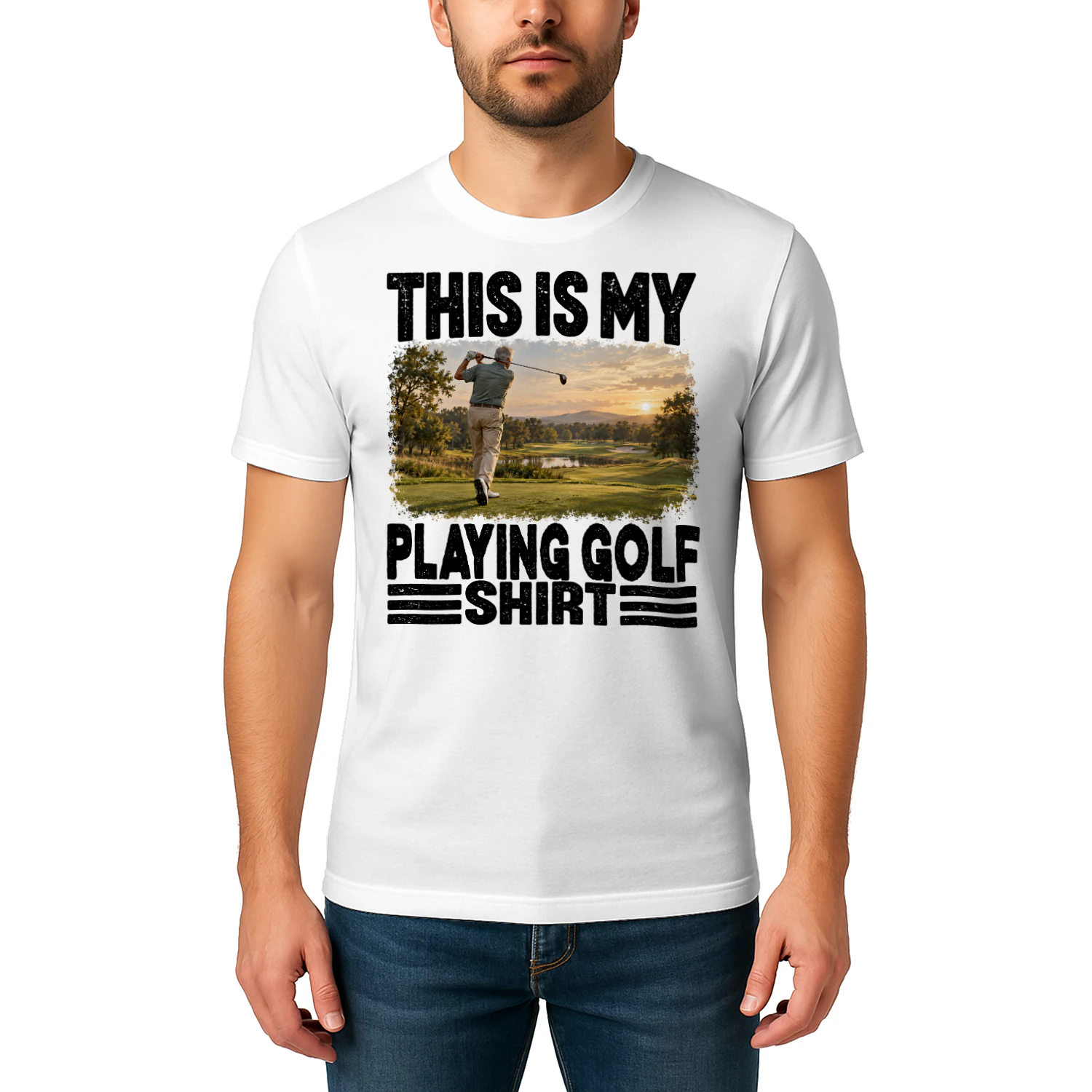 Playing Golf This Is My Shirt T Shirt MYS0021