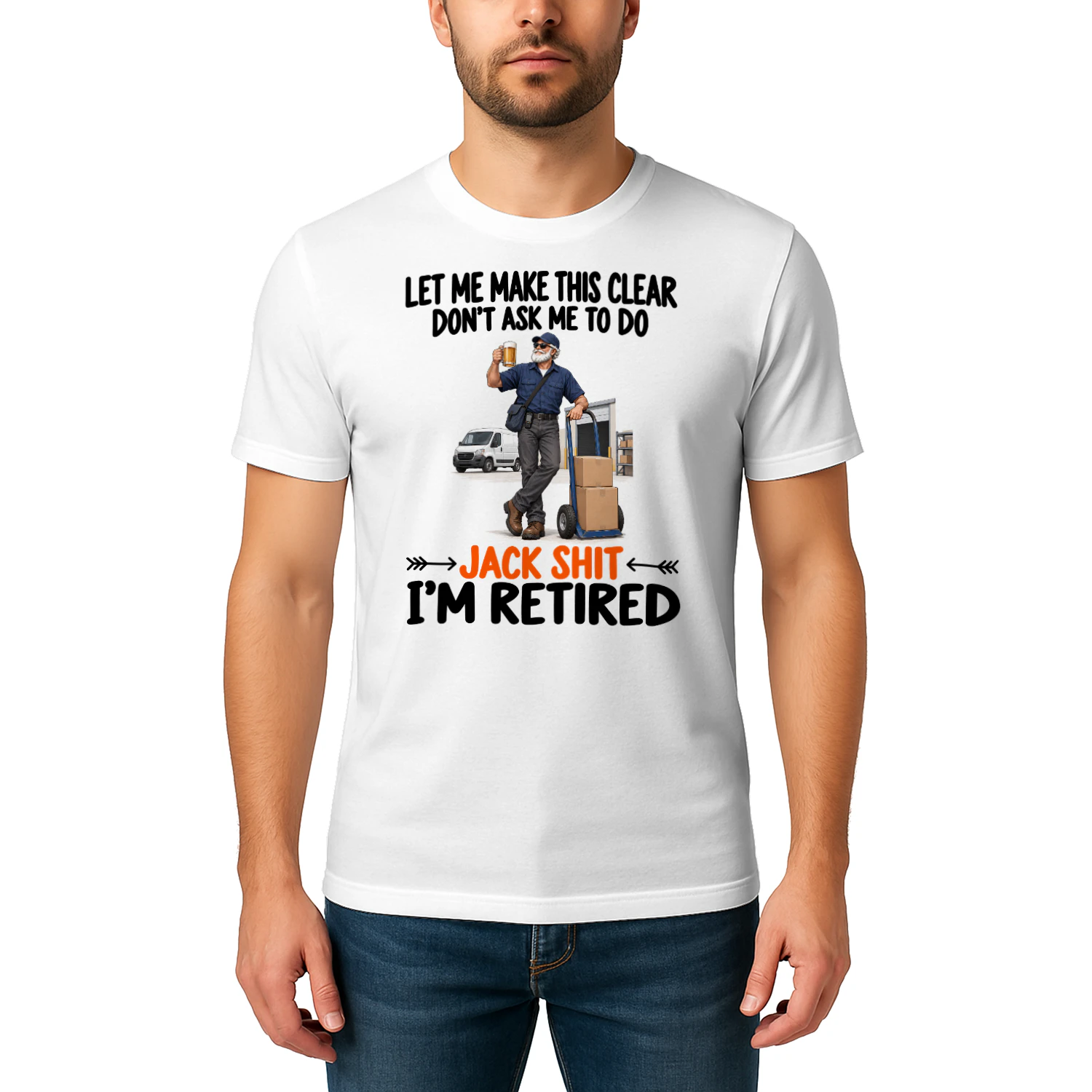 Courier Work Dont Ask Me To Do Retired T Shirt RET0239