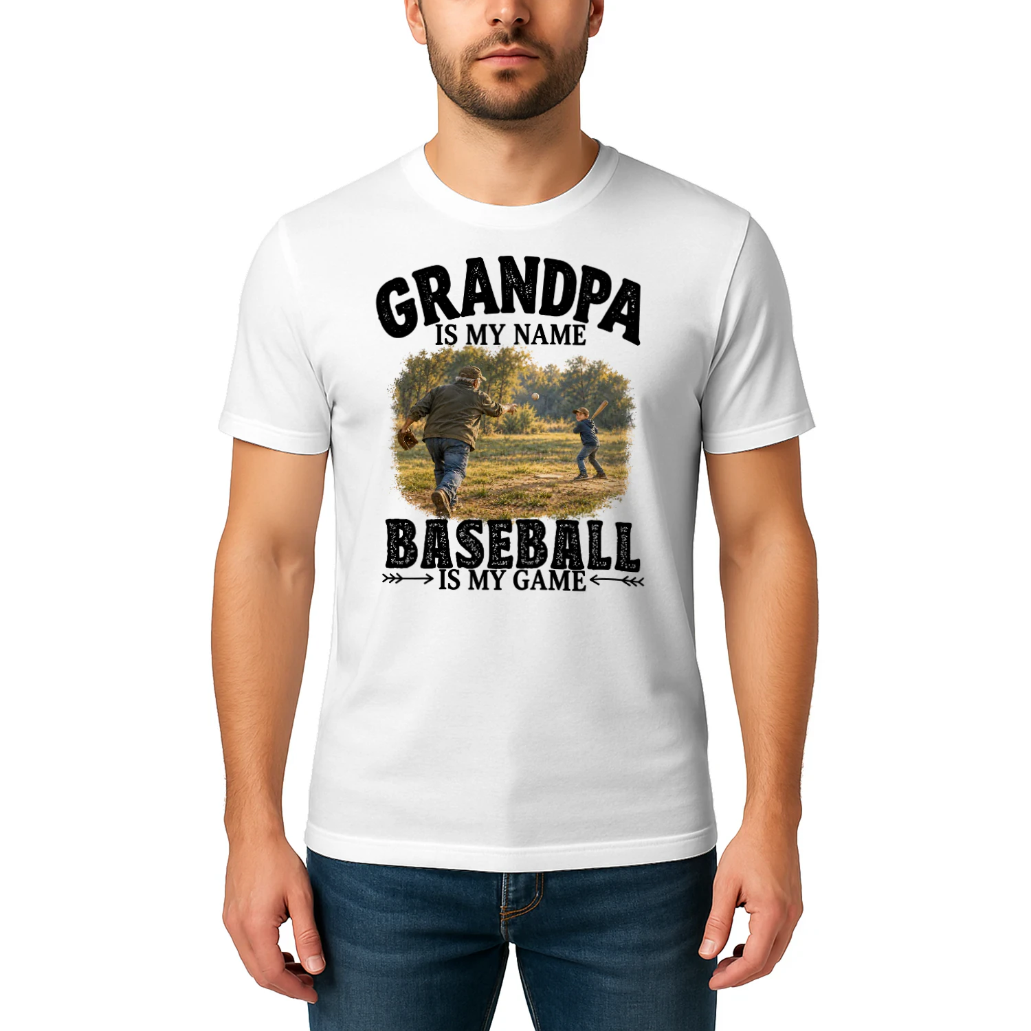 Baseball Is My Game Grandpa T Shirt GRP0005
