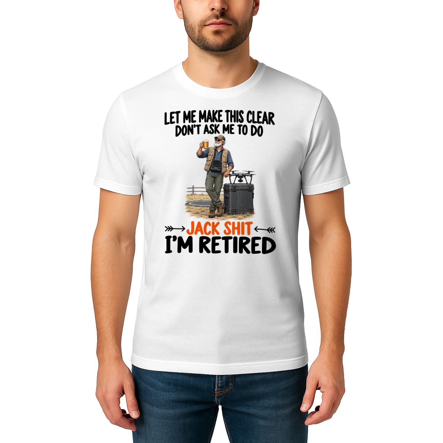 Drone Operating Dont Ask Me To Do Retired T Shirt RET0231