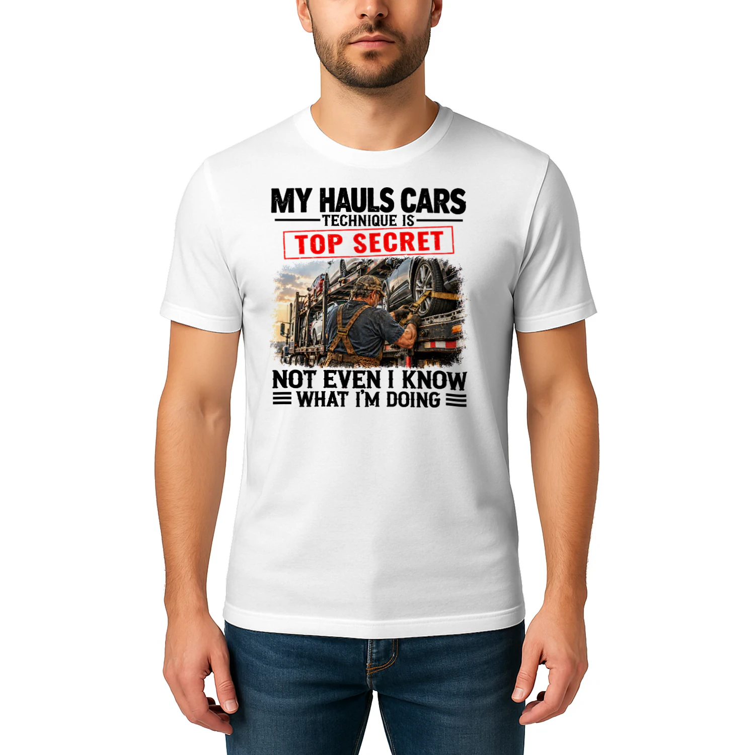 My Hauls Cars Technique Top Secret T Shirt TSE0040
