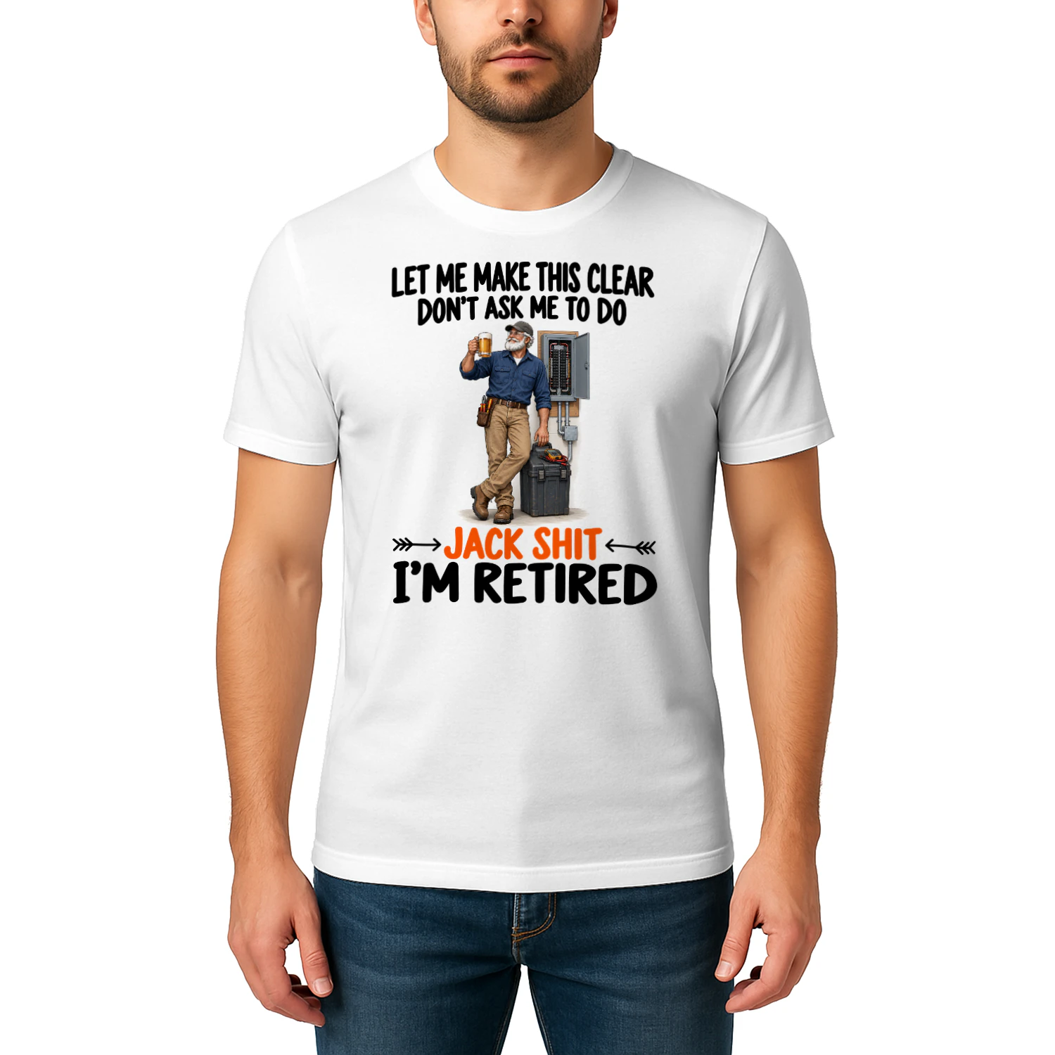Electrician Dont Ask Me To Do Retired T Shirt RET0229