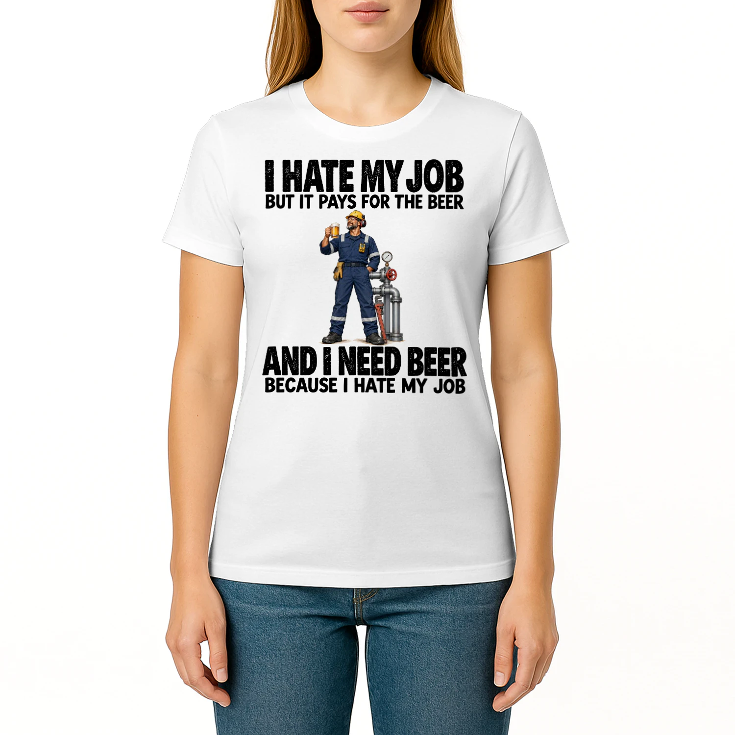 Refinery Work Job Humor T Shirt JHU0061