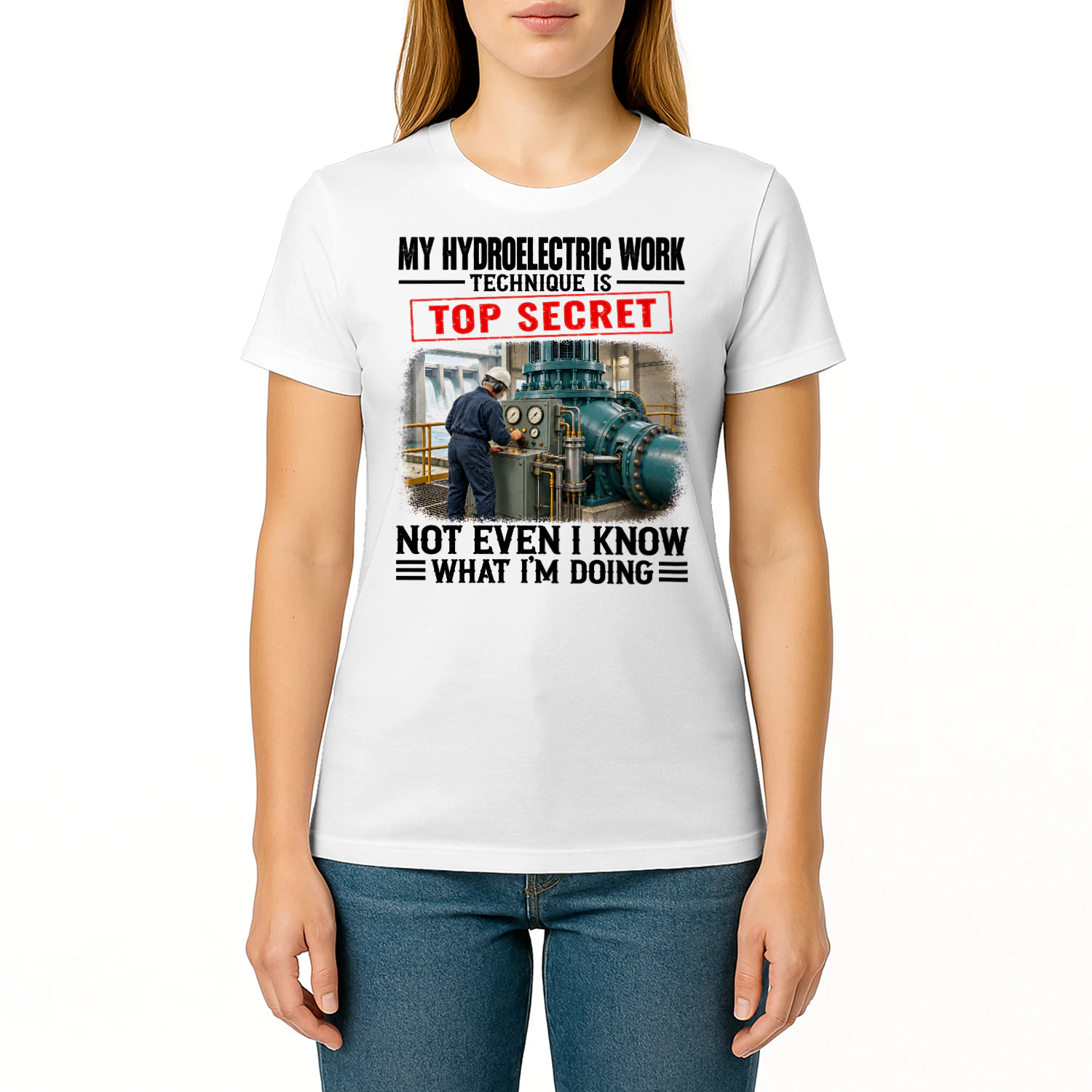 My Hydroelectric Work Top Secret T Shirt TSE0046
