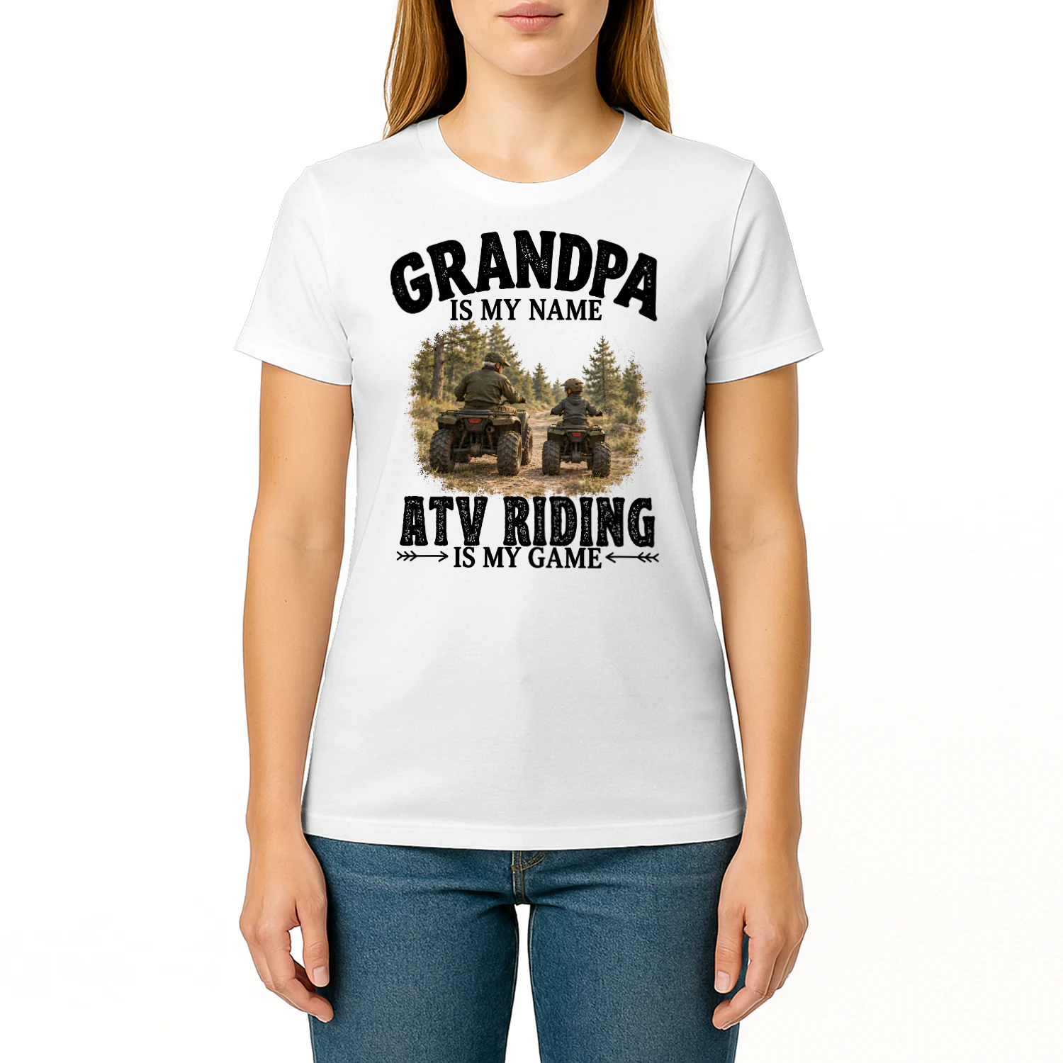 ATV Riding Is My Game Grandpa T Shirt GRP0002