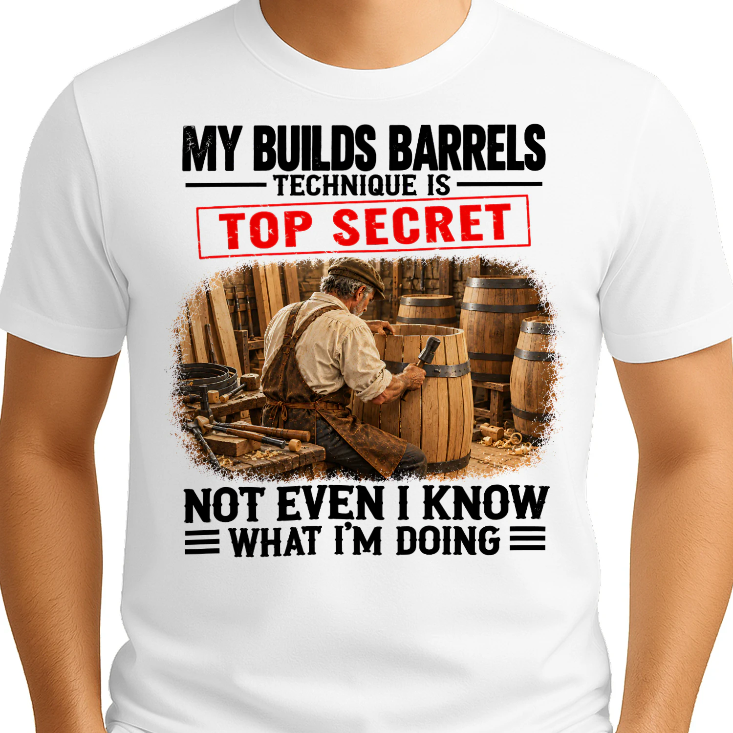 My Builds Barrels Technique Top Secret T Shirt TSE0010