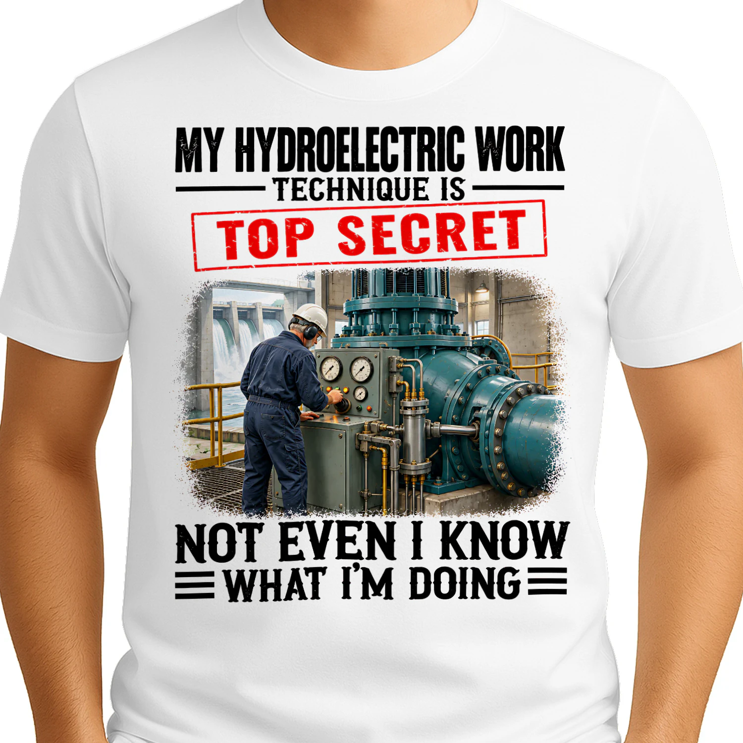My Hydroelectric Work Top Secret T Shirt TSE0046