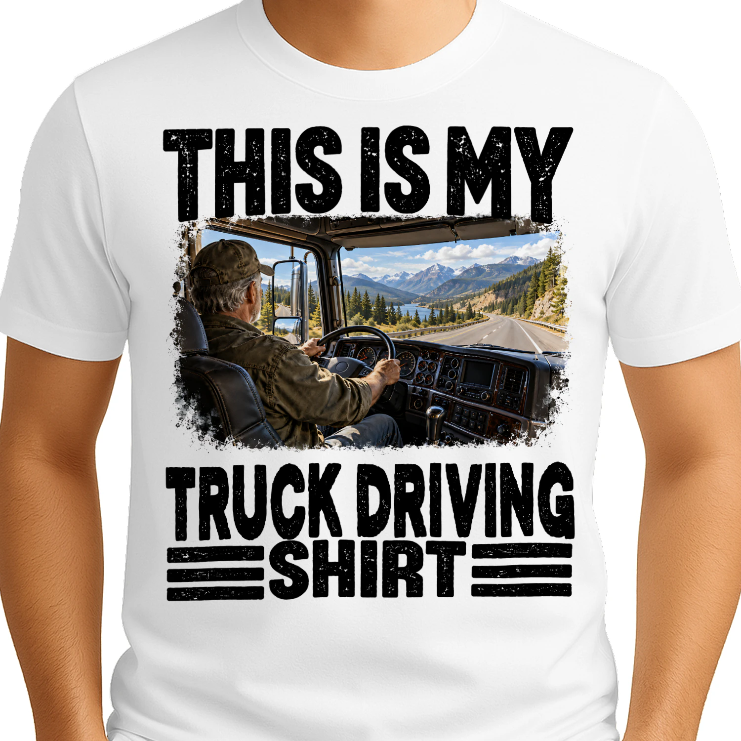 Truck Driving This Is My Shirt T Shirt MYS0034