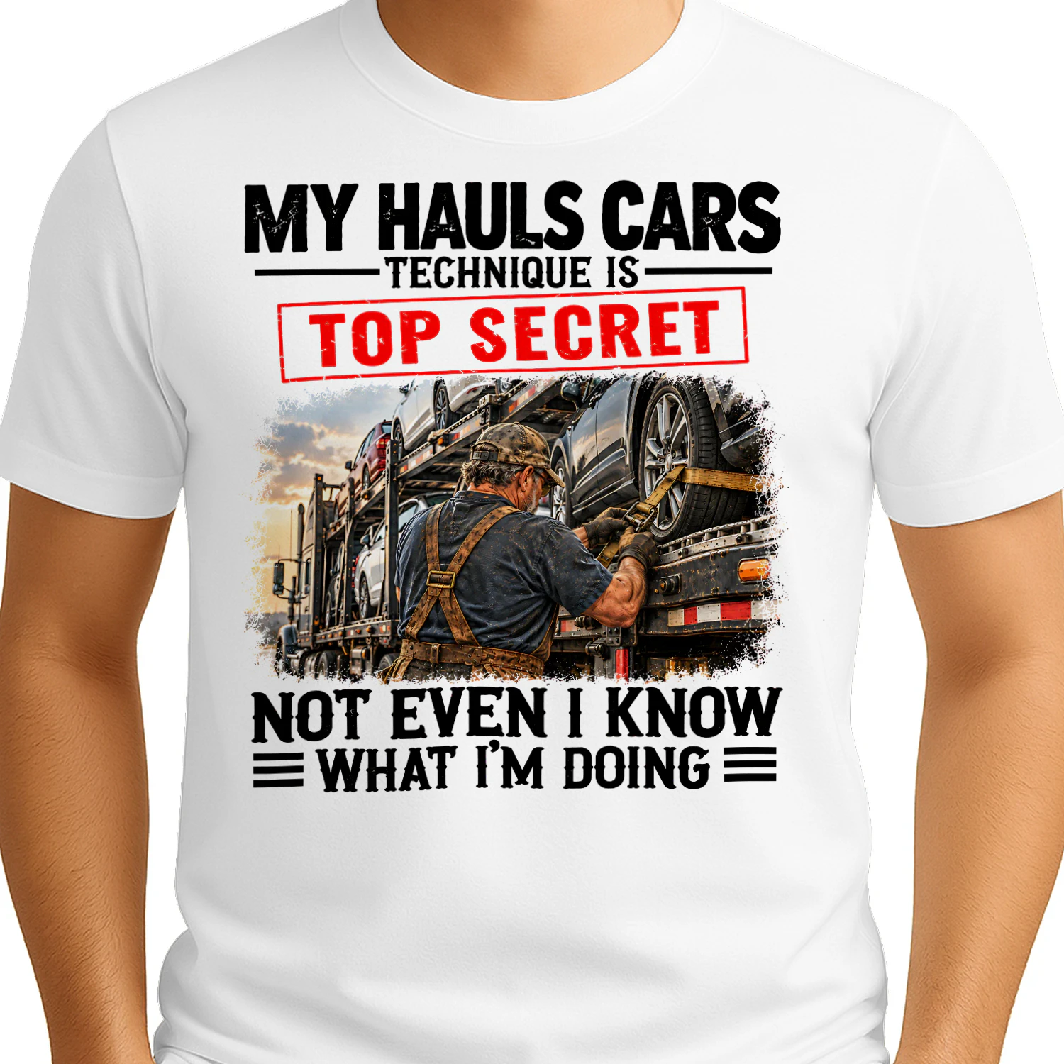 My Hauls Cars Technique Top Secret T Shirt TSE0040