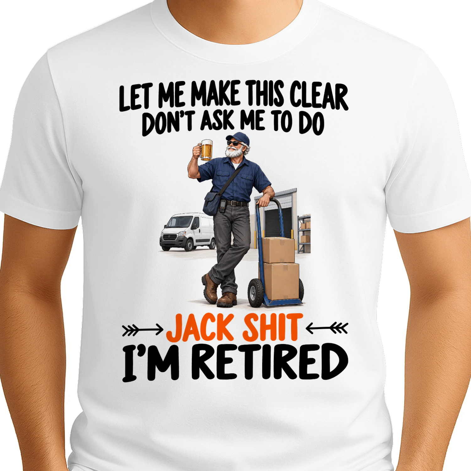 Courier Work Dont Ask Me To Do Retired T Shirt RET0239