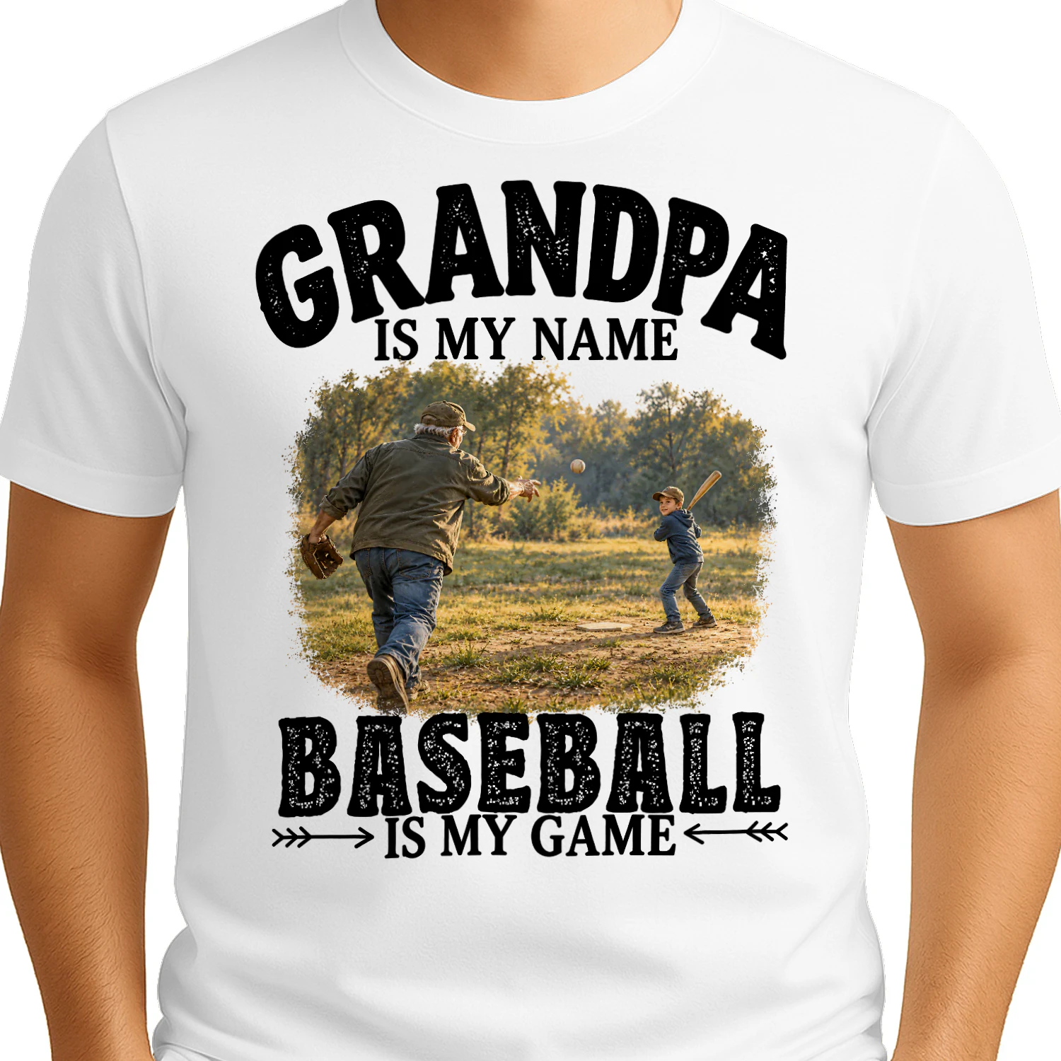 Baseball Is My Game Grandpa T Shirt GRP0005