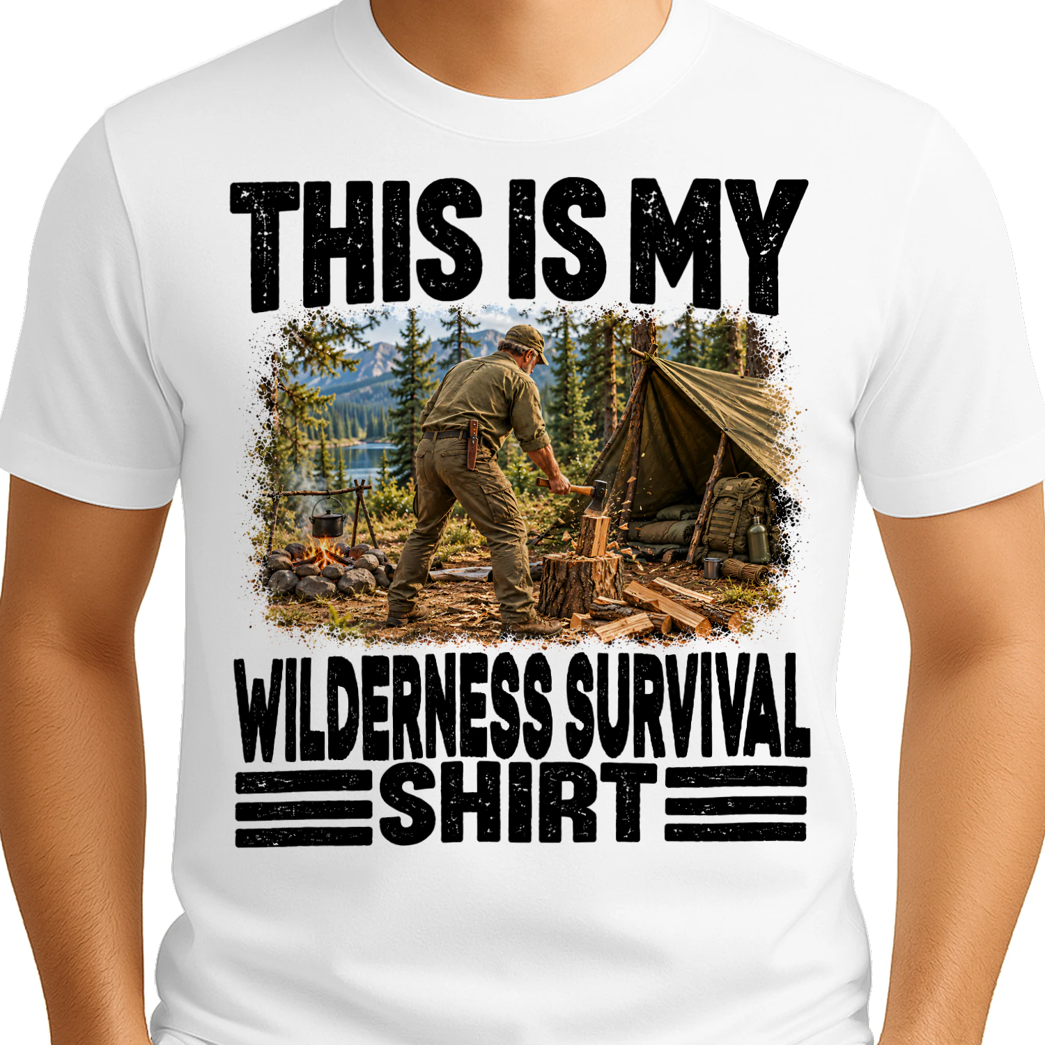Wilderness Survival This Is My Shirt T Shirt MYS0036