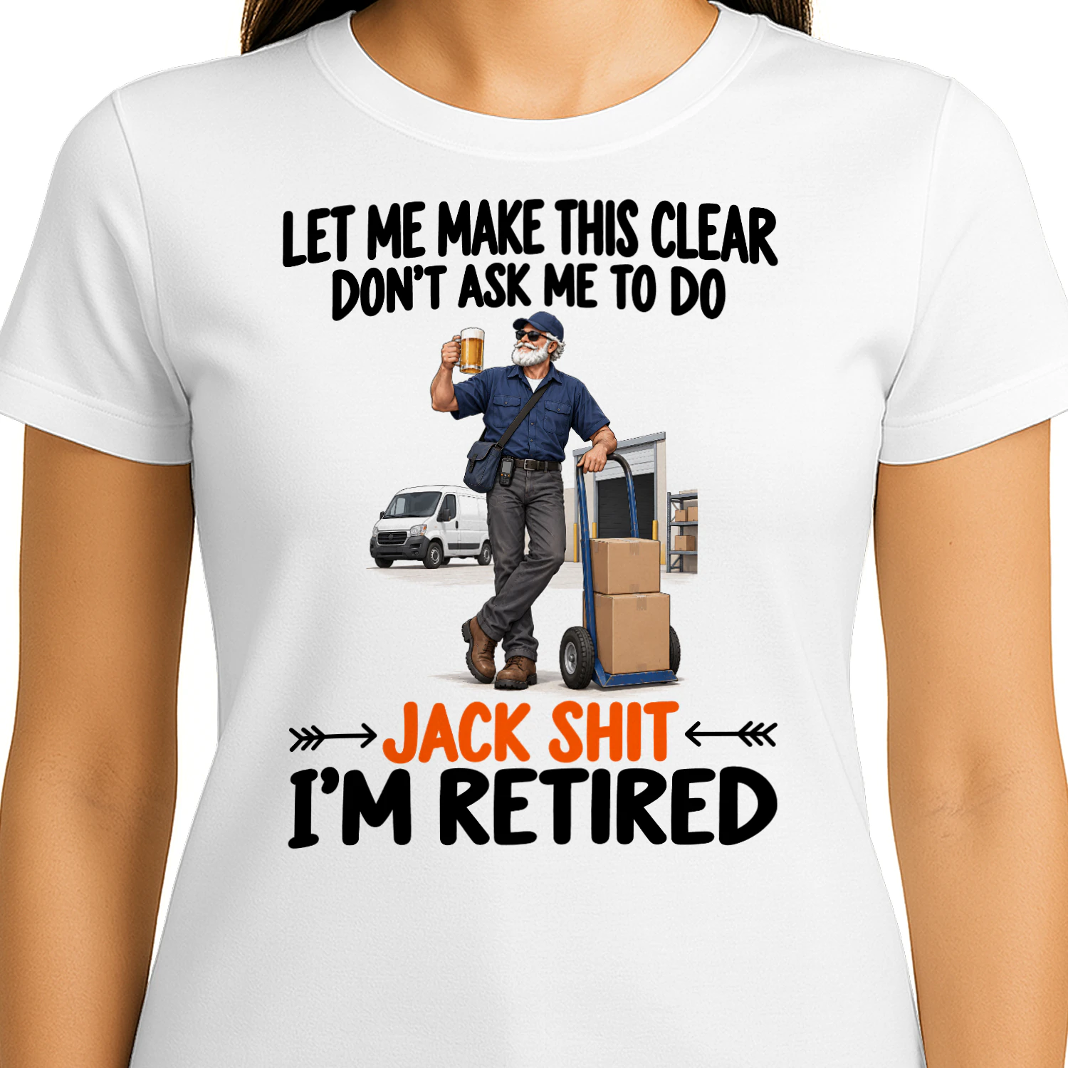 Courier Work Dont Ask Me To Do Retired T Shirt RET0239