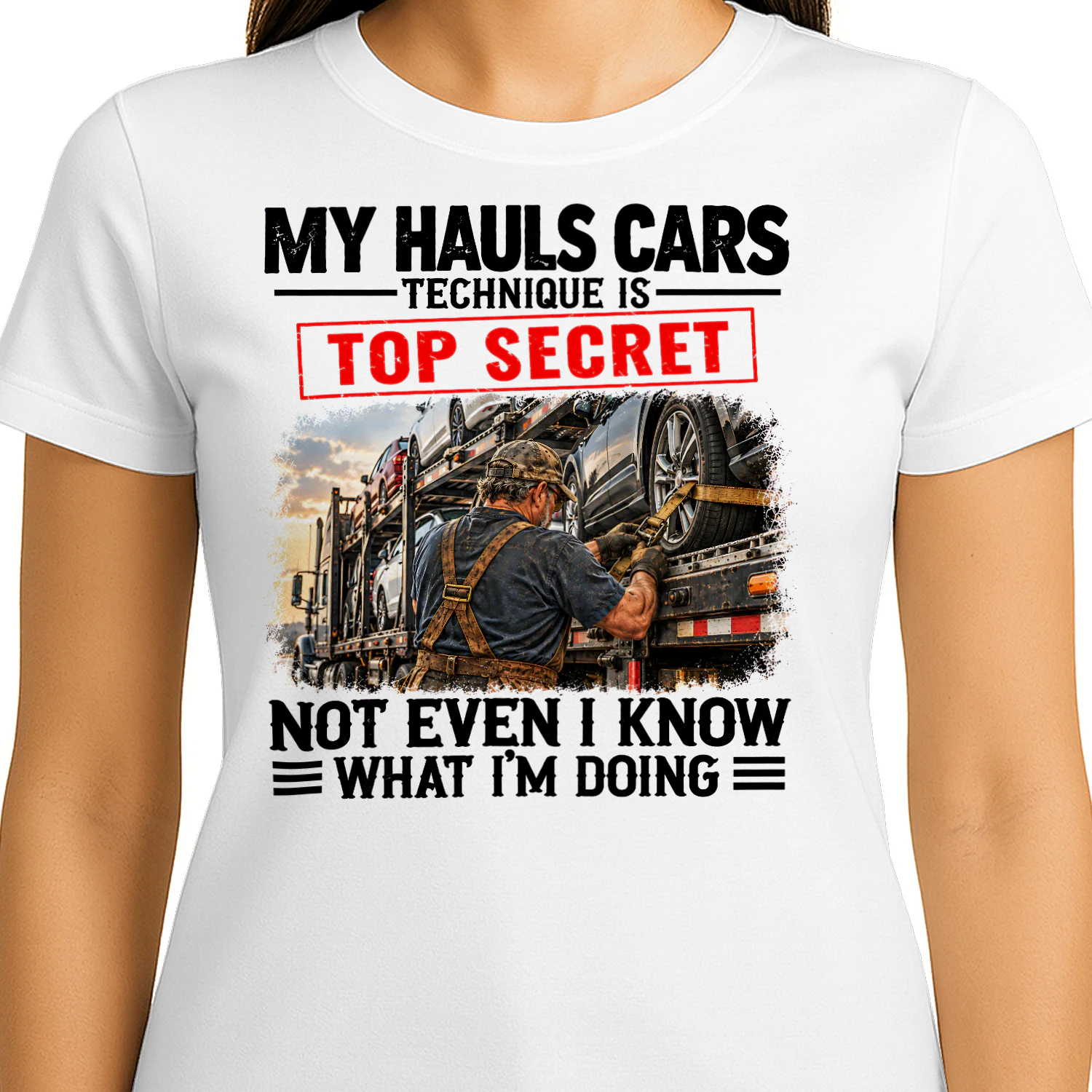 My Hauls Cars Technique Top Secret T Shirt TSE0040