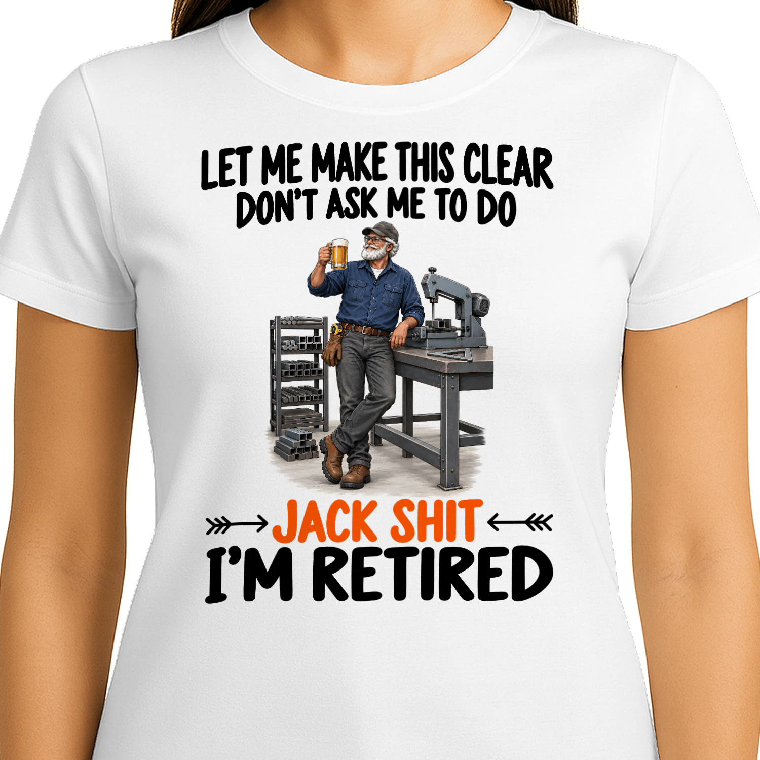 Cutting Work Dont Ask Me To Do Retired T Shirt RET0237