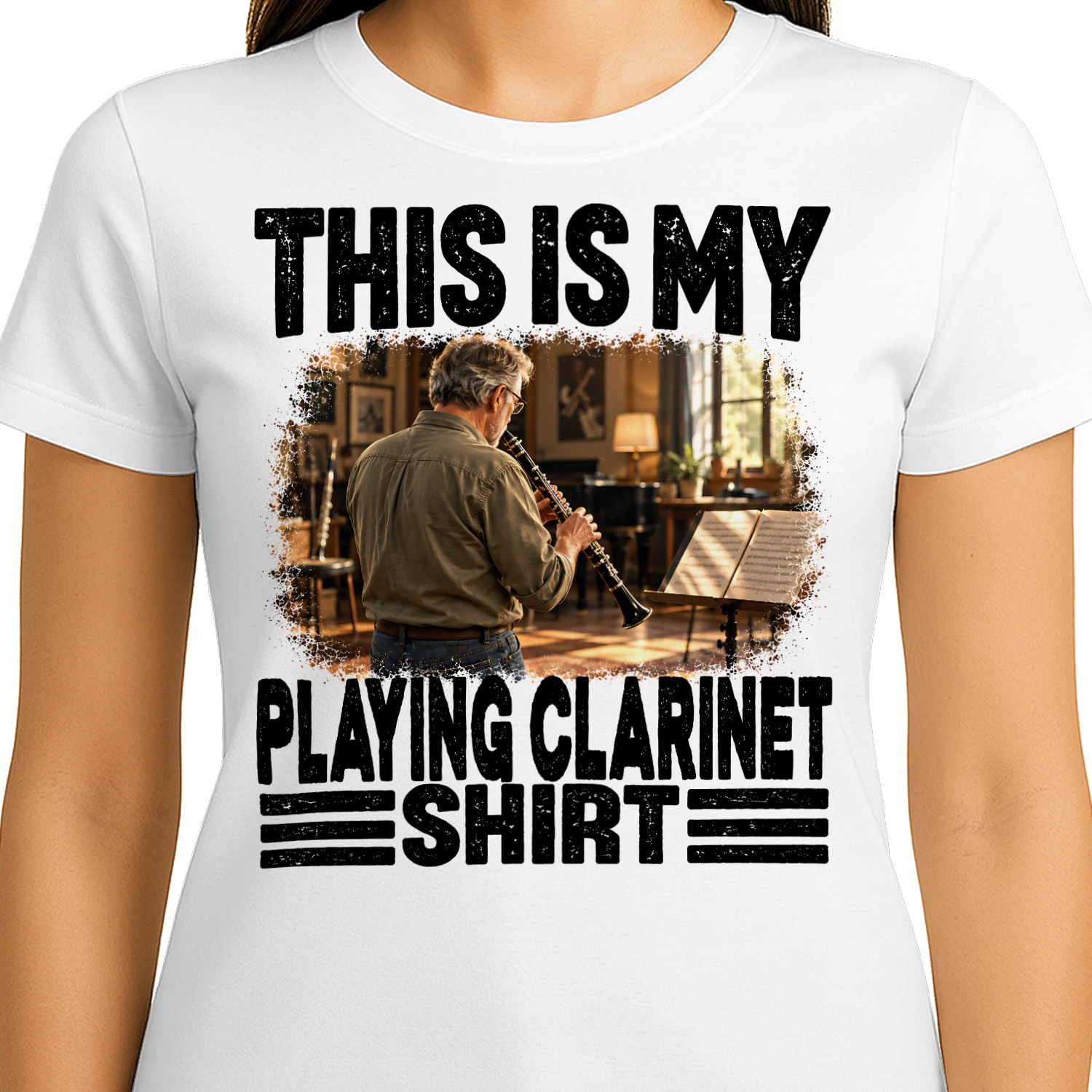 Playing Clarinet This Is My Shirt T Shirt MYS0020