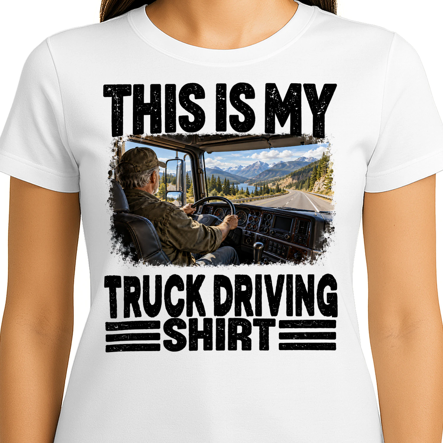 Truck Driving This Is My Shirt T Shirt MYS0034