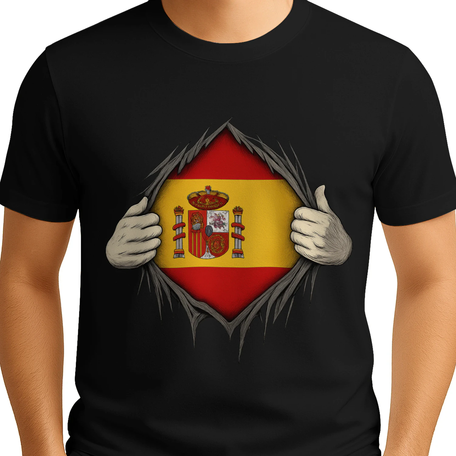 Camiseta Orgullo Español - Estilo Superhéroe 💪