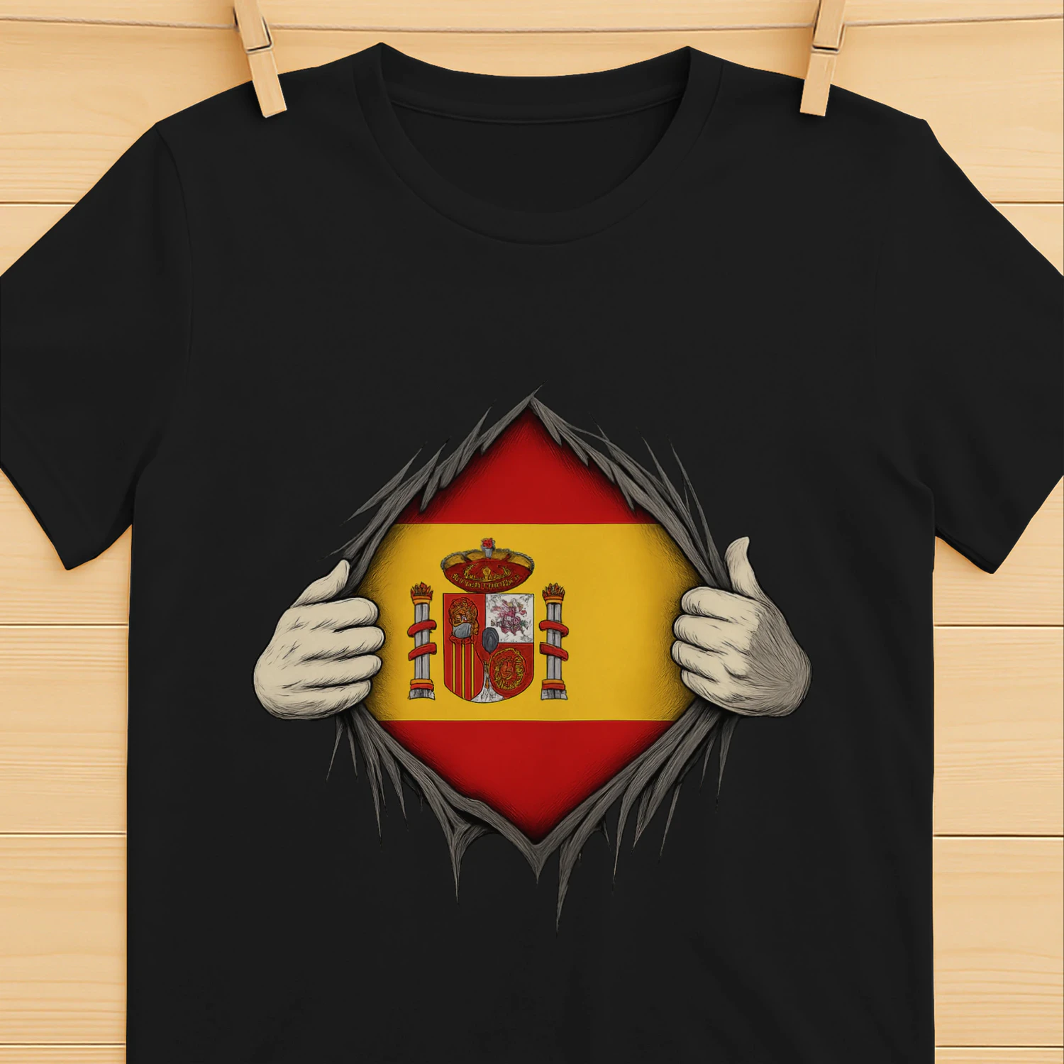 Camiseta Orgullo Español - Estilo Superhéroe 💪