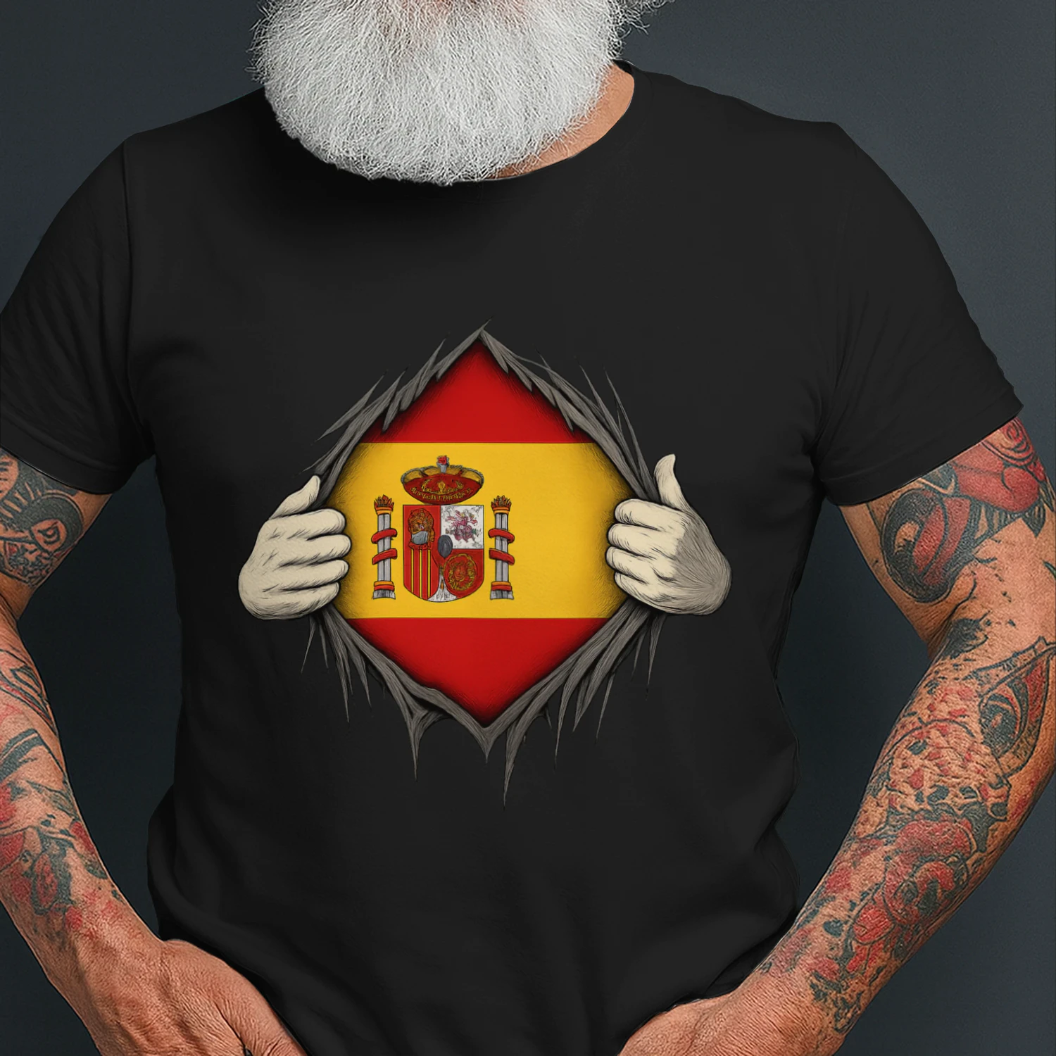 Camiseta Orgullo Español - Estilo Superhéroe 💪