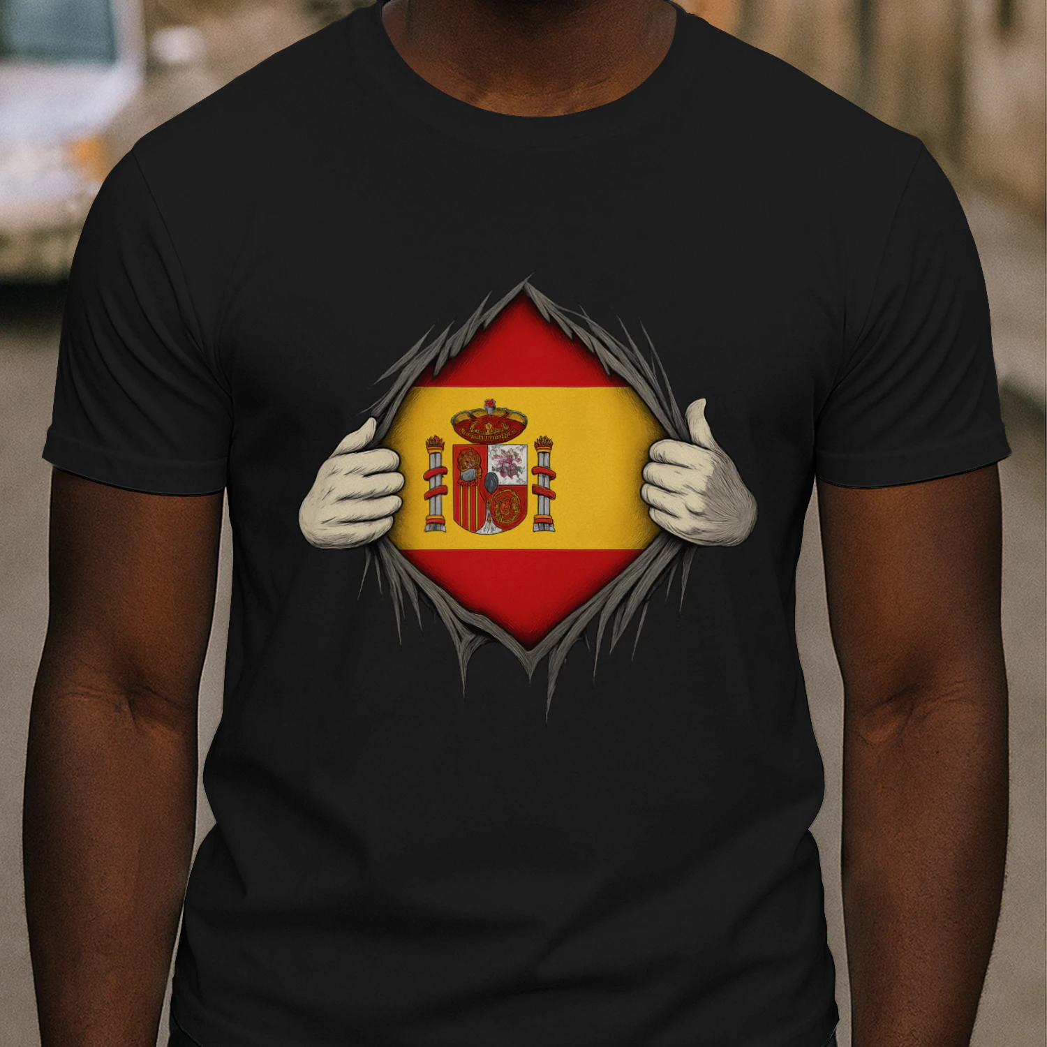 Camiseta Orgullo Español - Estilo Superhéroe 💪