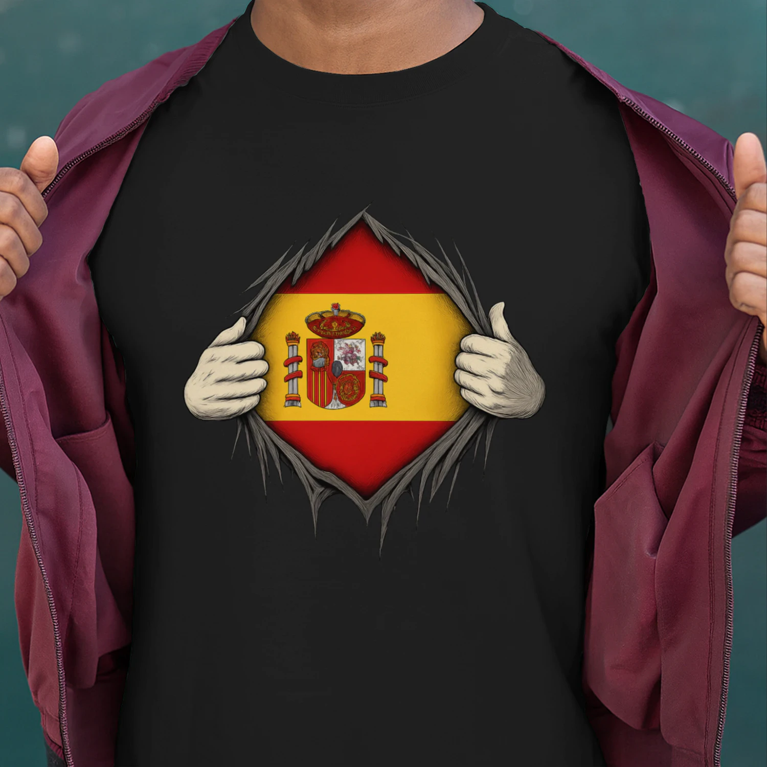 Camiseta Orgullo Español - Estilo Superhéroe 💪