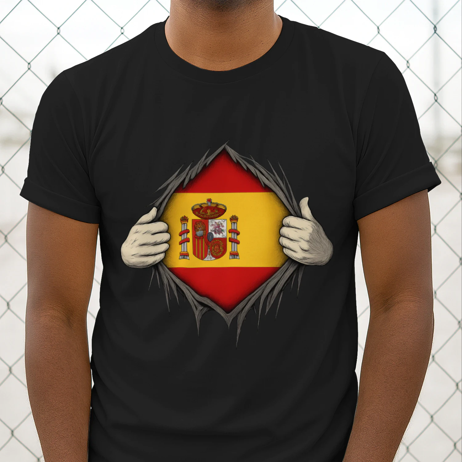Camiseta Orgullo Español - Estilo Superhéroe 💪