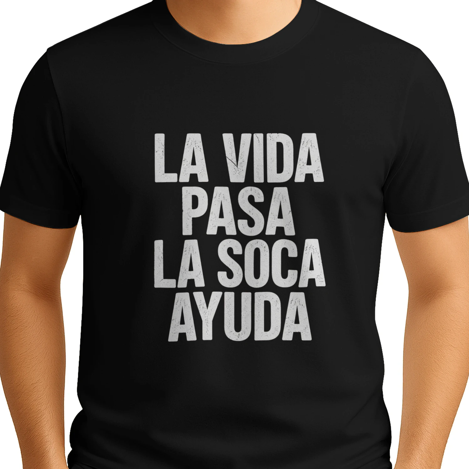 Cool Soca | LA VIDA PASA LA SOCA AYUDA T-Shirt