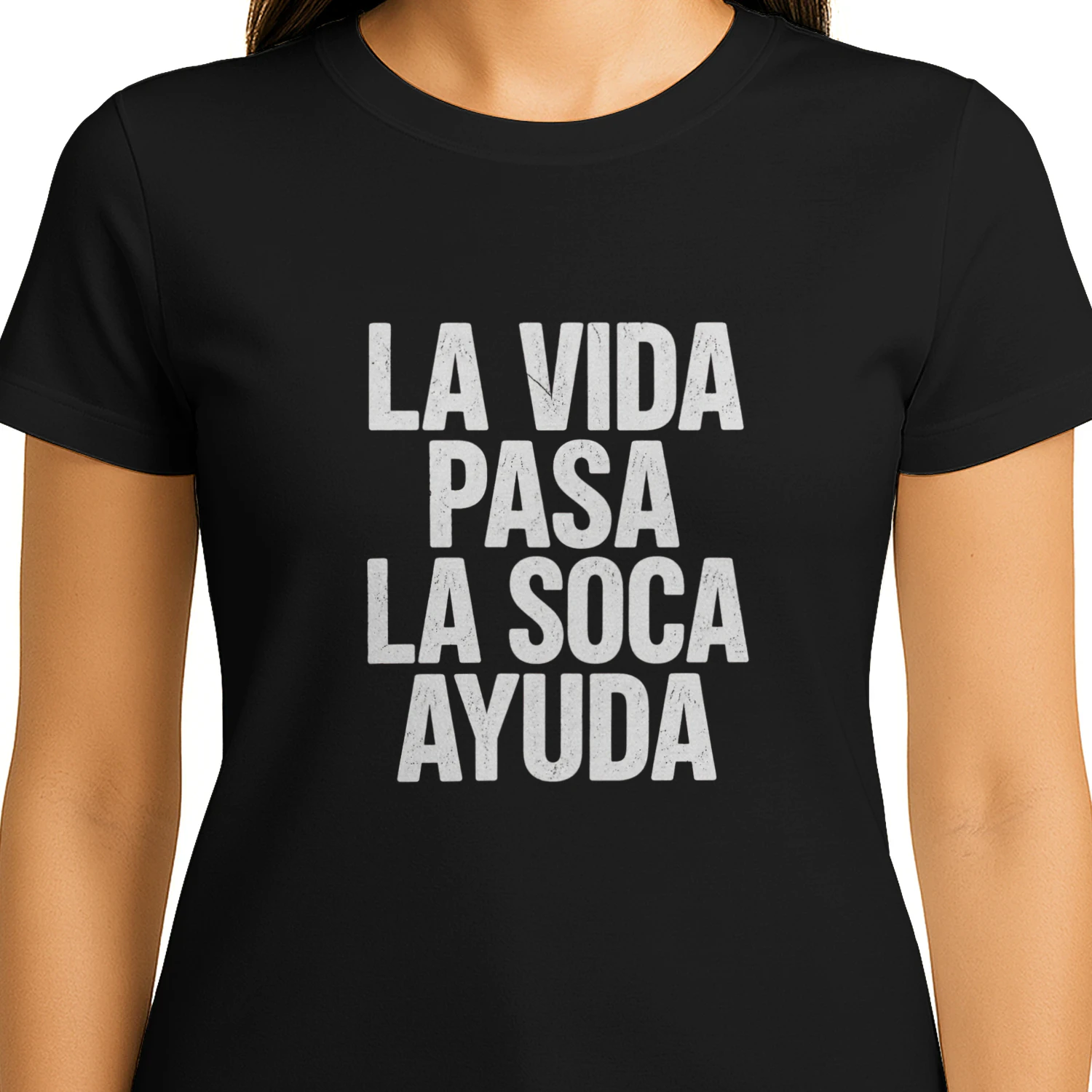 Cool Soca | LA VIDA PASA LA SOCA AYUDA T-Shirt