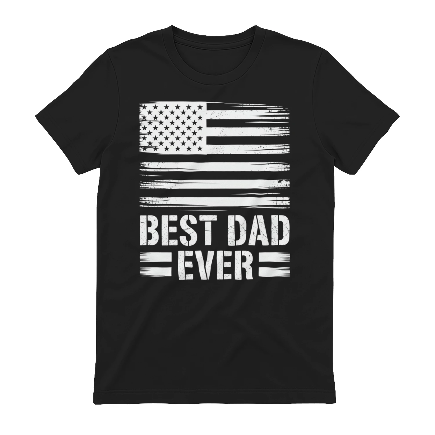 Best Dad Ever with US American Flag Gifts Fathers Day 