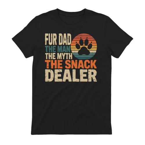Dog Fathers Day Fur Dad The Man The Myth