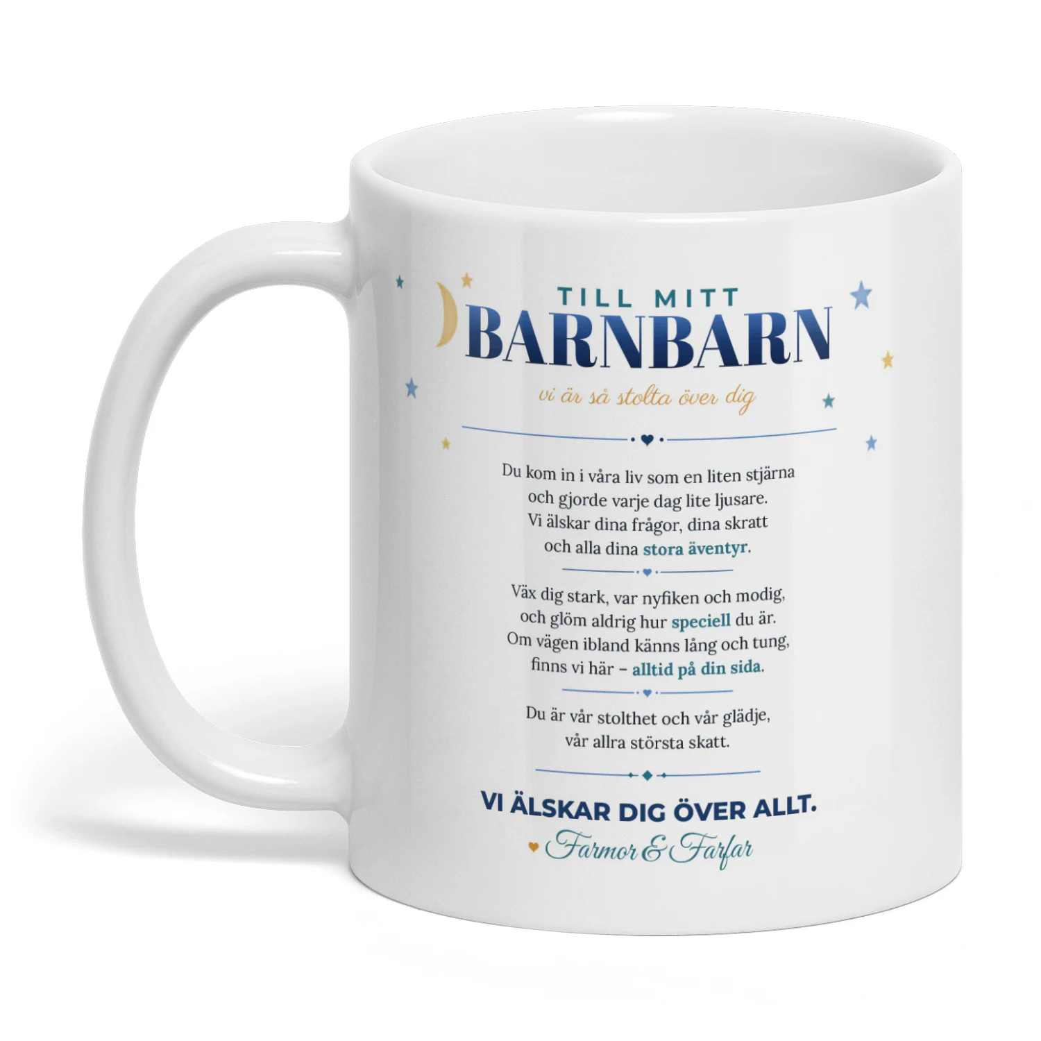 ☕ Den perfekta presenten till ditt älskade barnbarn! ❤️