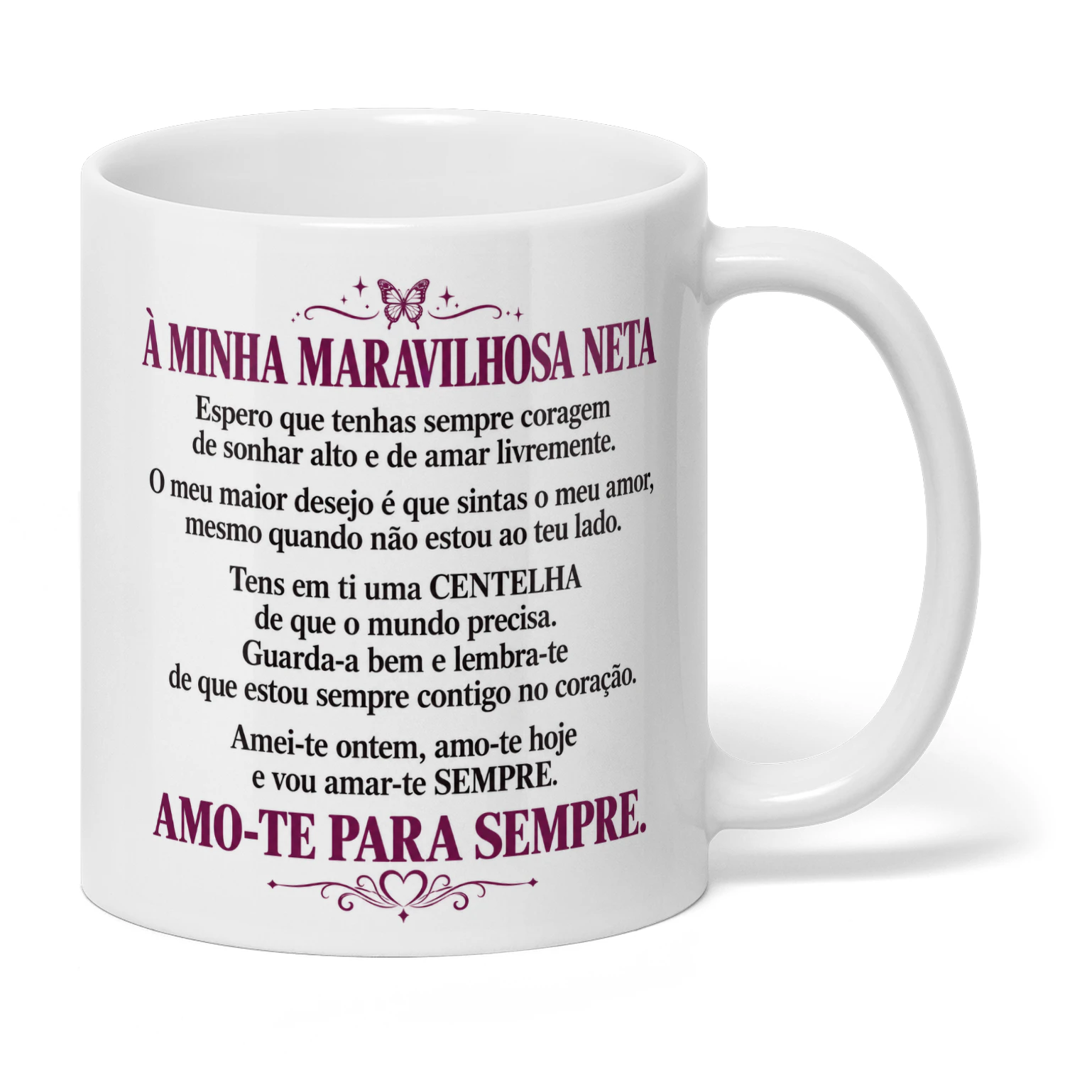 ☕ O presente perfeito para a sua querida neta! ❤️
