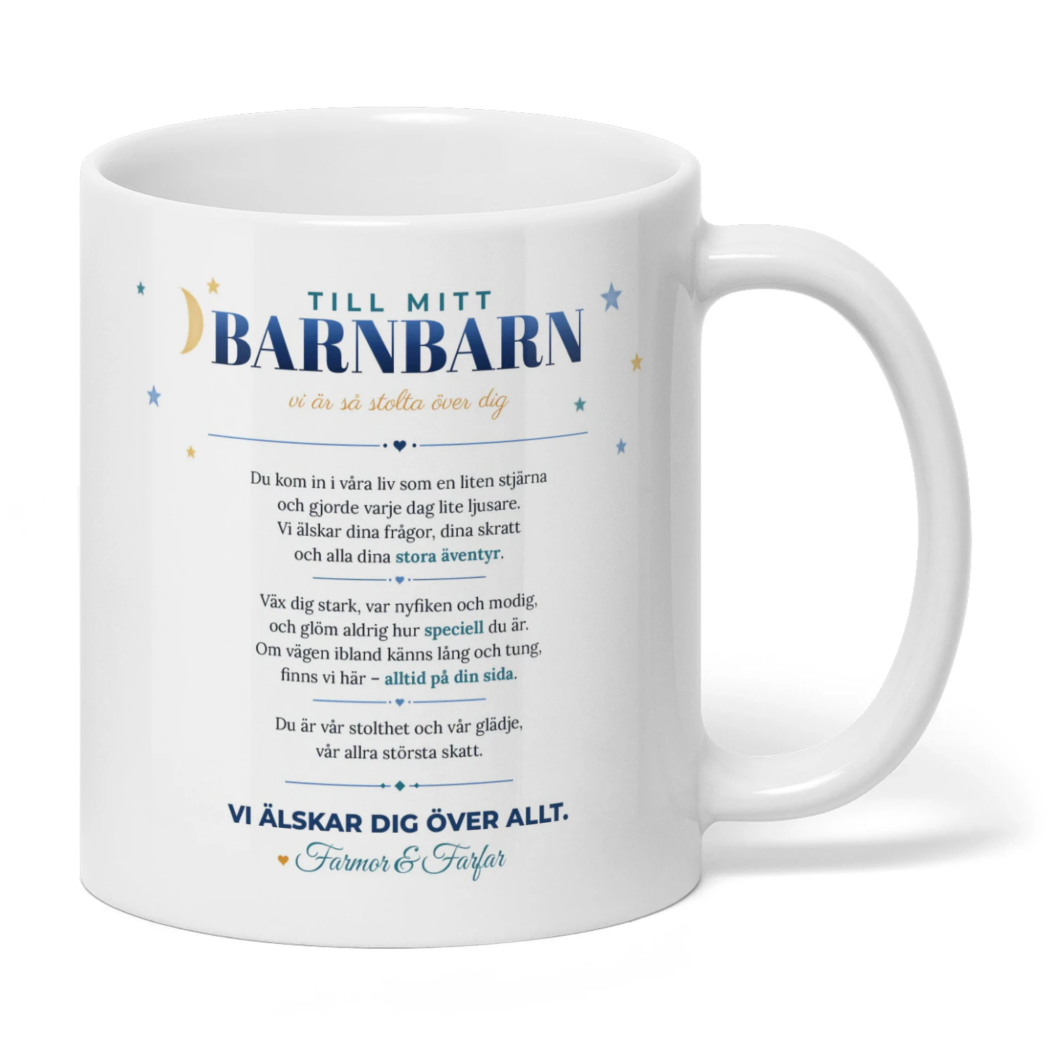 ☕ Den perfekta presenten till ditt älskade barnbarn! ❤️