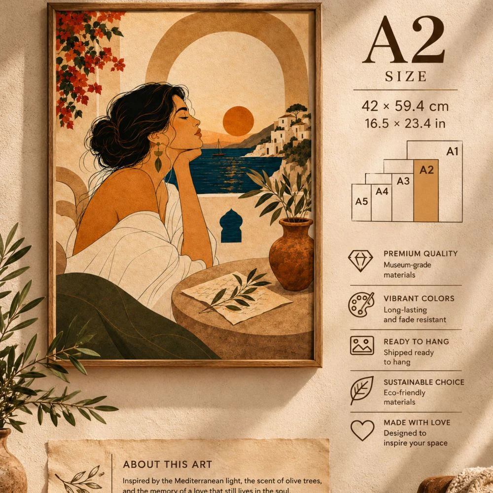 Todavía Te Siento — Mediterranean Love Wall Art