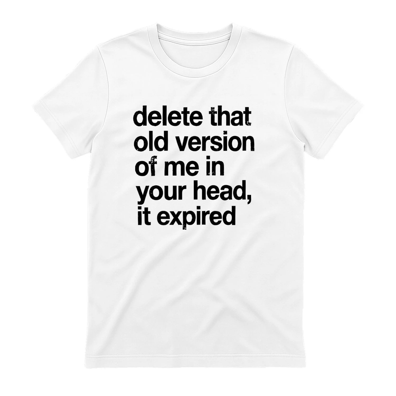 Delete That Old Version of Me in Your Head It Expired Shirt