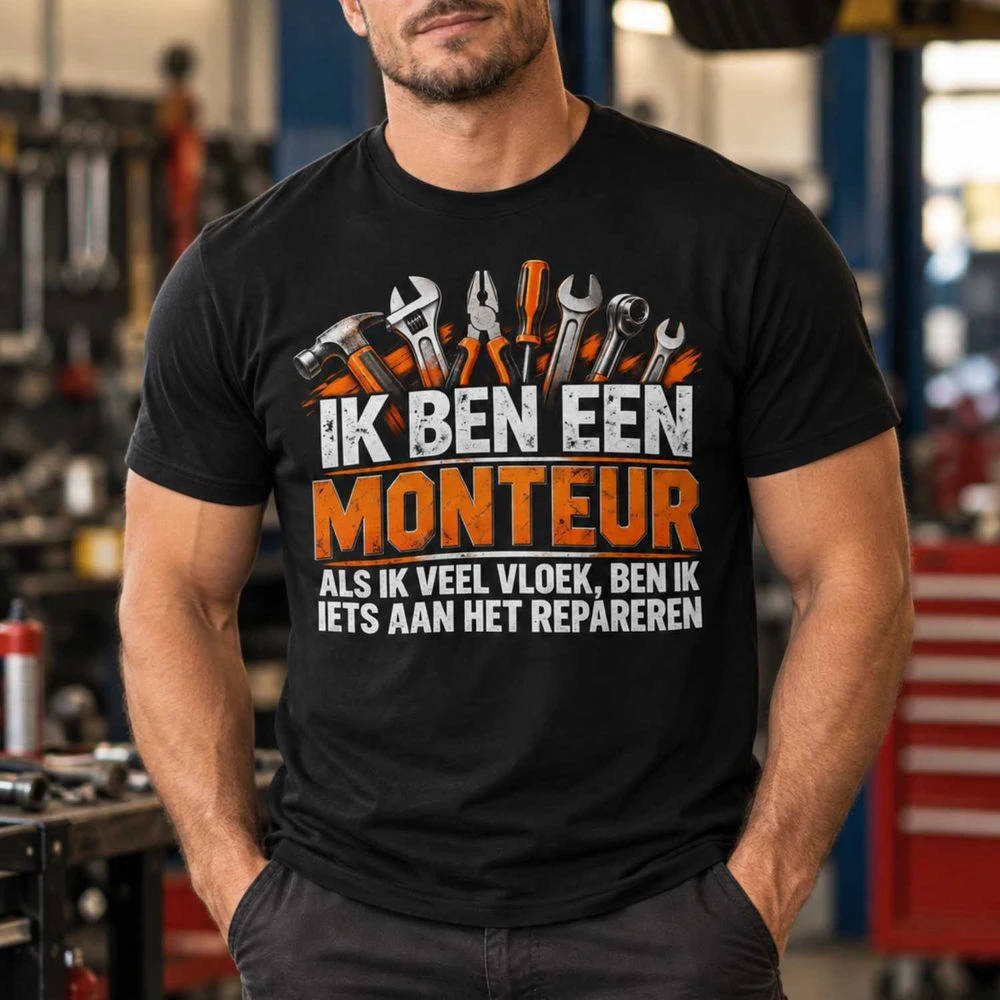 Ik Ben Een Monteur T-Shirt – Grappig Monteur Shirt